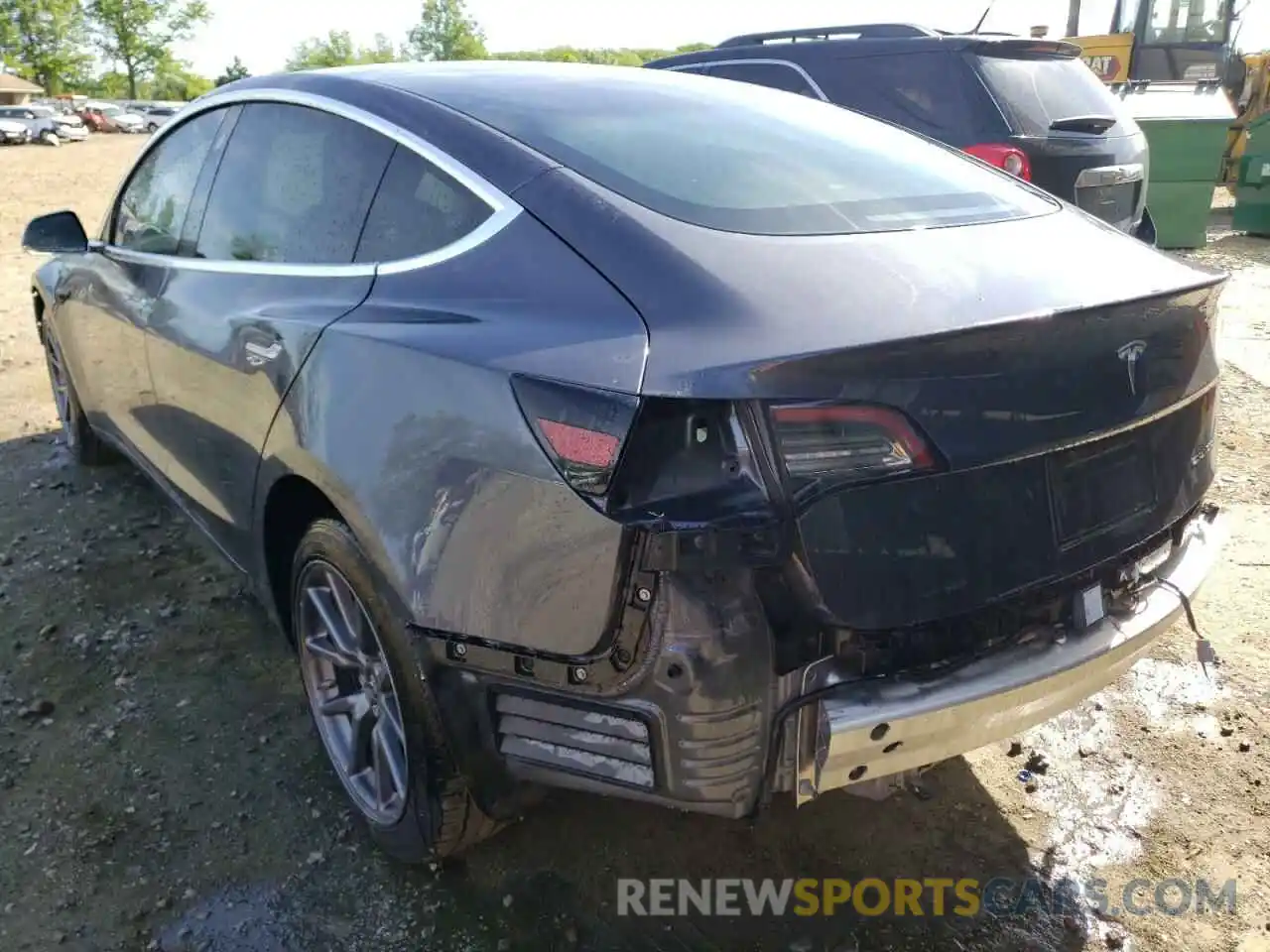 3 Photograph of a damaged car 5YJ3E1EB1LF794835 TESLA MODEL 3 2020