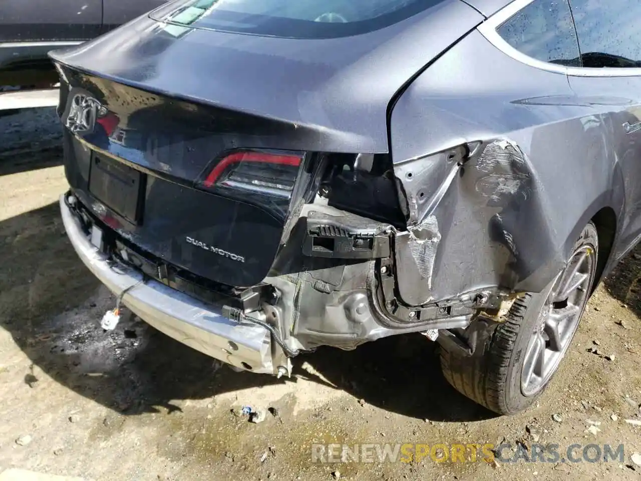 9 Photograph of a damaged car 5YJ3E1EB1LF794835 TESLA MODEL 3 2020