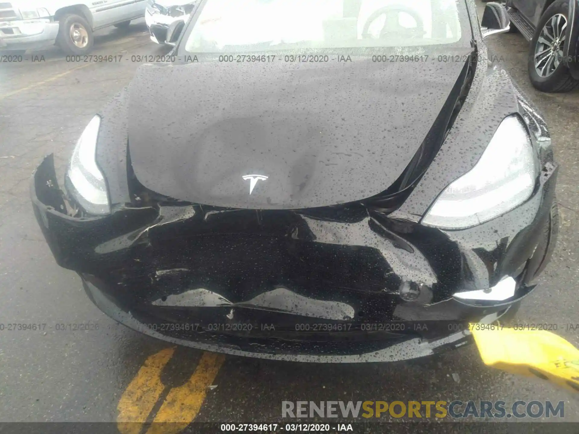 6 Photograph of a damaged car 5YJ3E1EB2LF622412 TESLA MODEL 3 2020