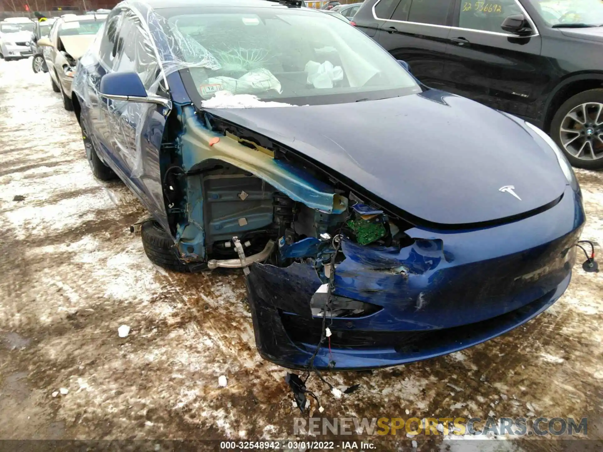 6 Photograph of a damaged car 5YJ3E1EB2LF628629 TESLA MODEL 3 2020