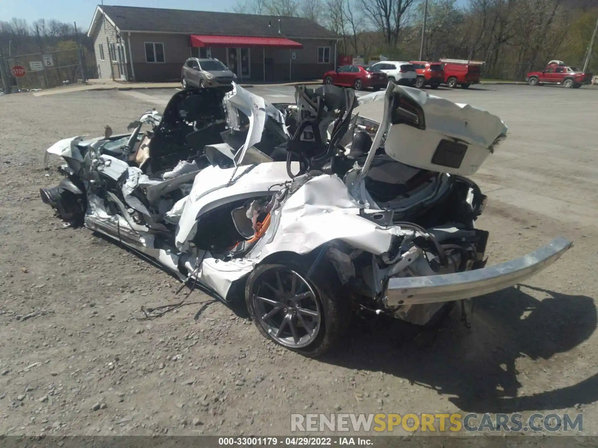 3 Photograph of a damaged car 5YJ3E1EB2LF637377 TESLA MODEL 3 2020