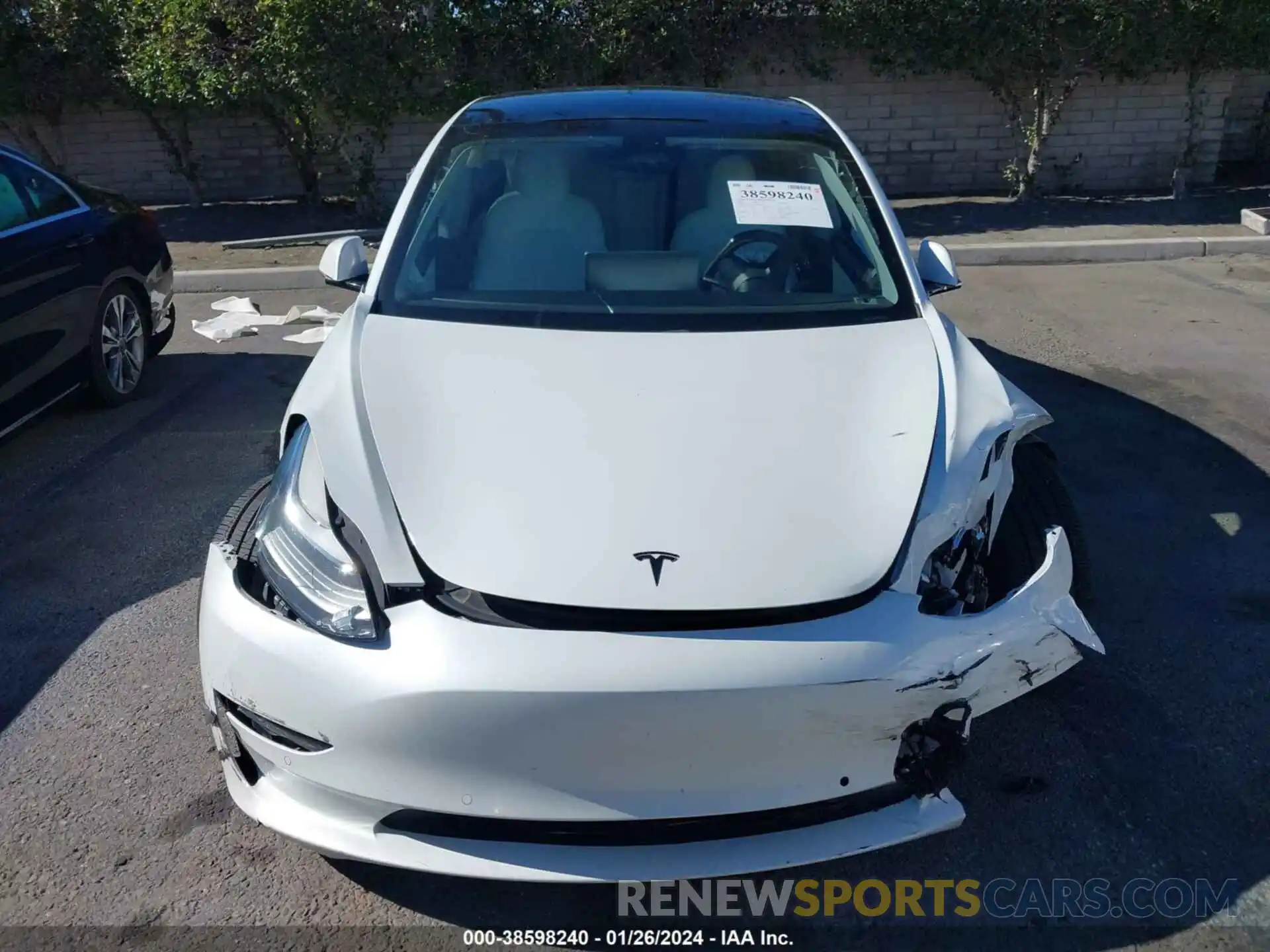 12 Photograph of a damaged car 5YJ3E1EB2LF640456 TESLA MODEL 3 2020