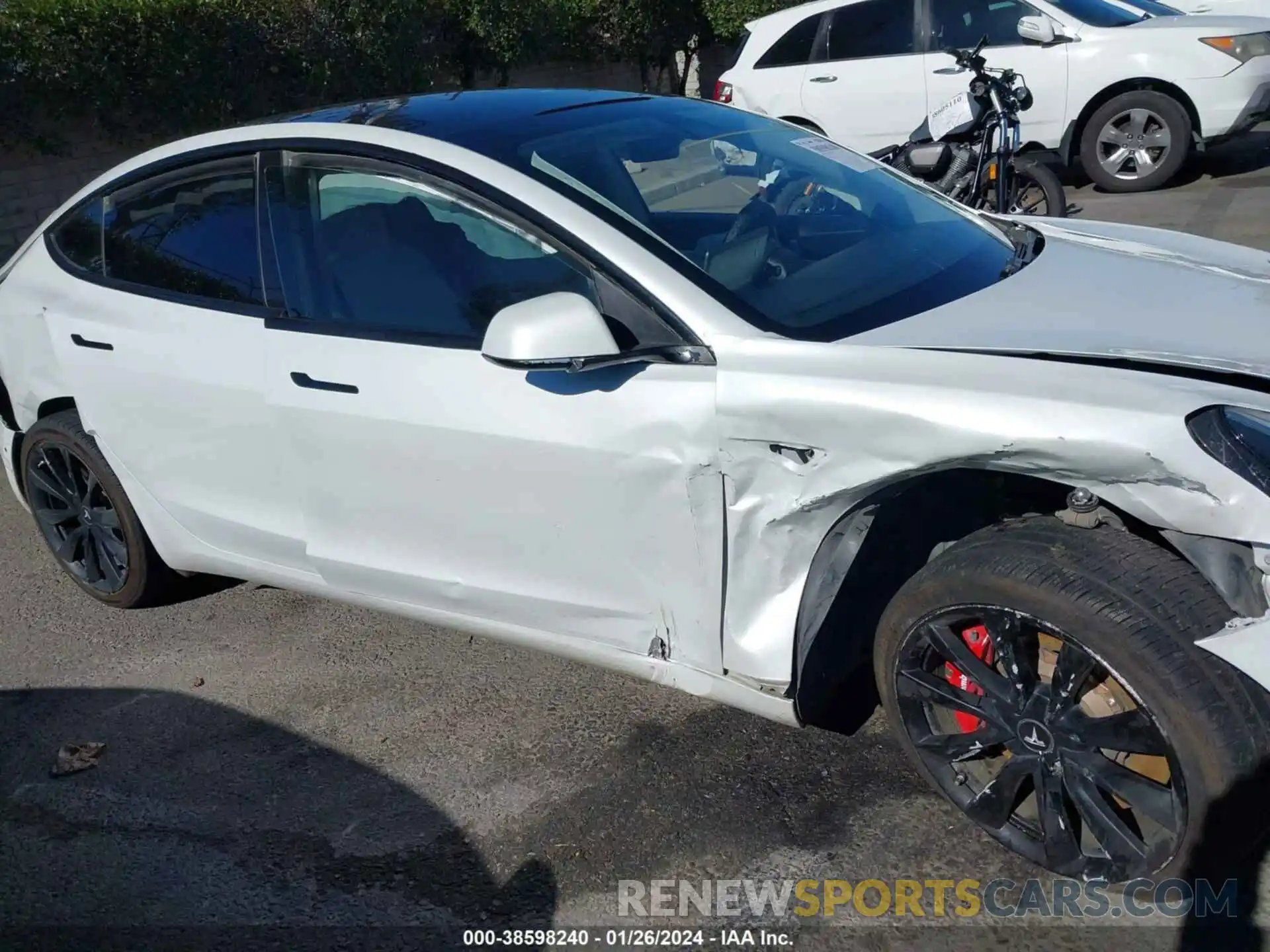 13 Photograph of a damaged car 5YJ3E1EB2LF640456 TESLA MODEL 3 2020