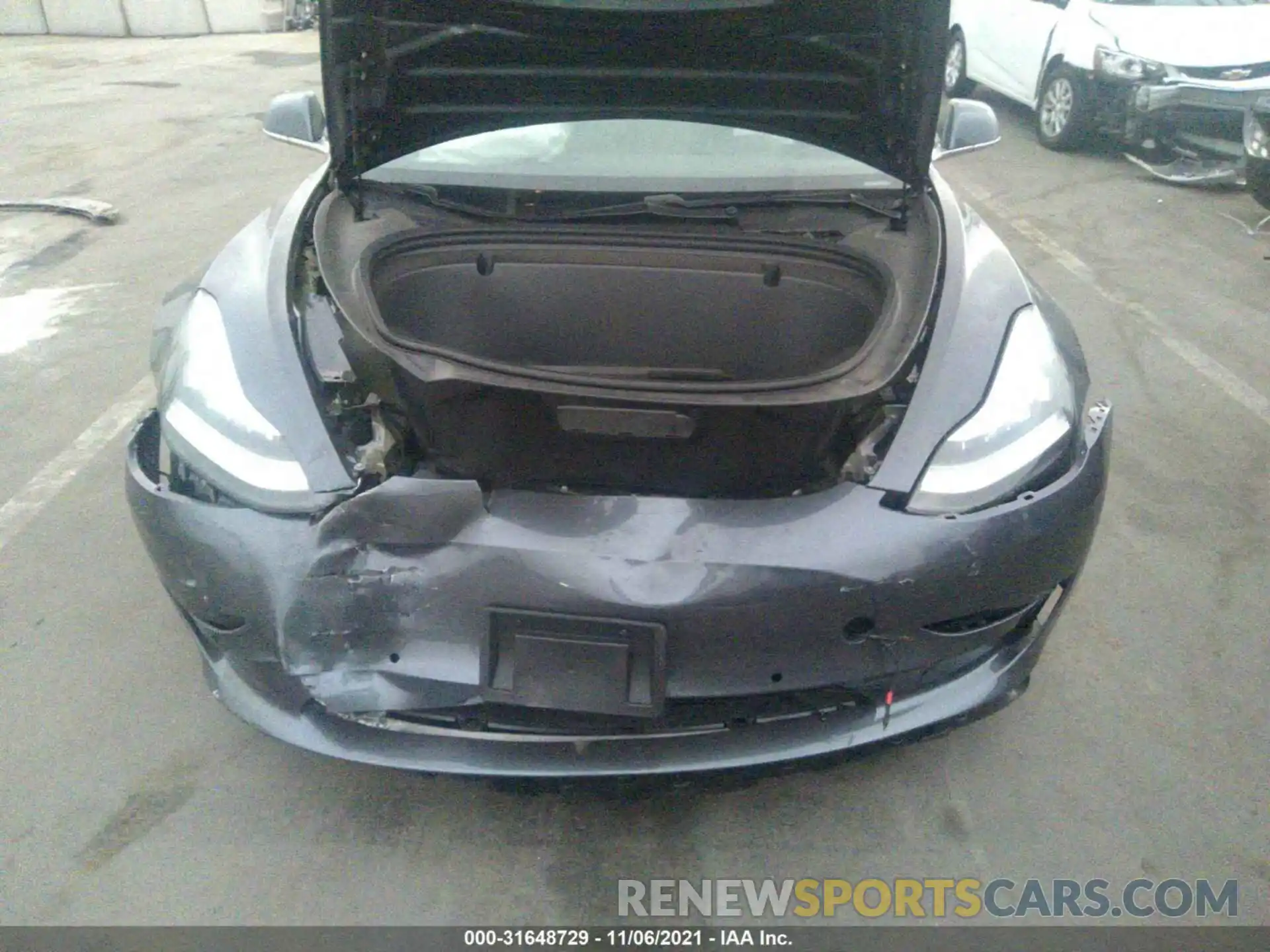 6 Photograph of a damaged car 5YJ3E1EB2LF649755 TESLA MODEL 3 2020