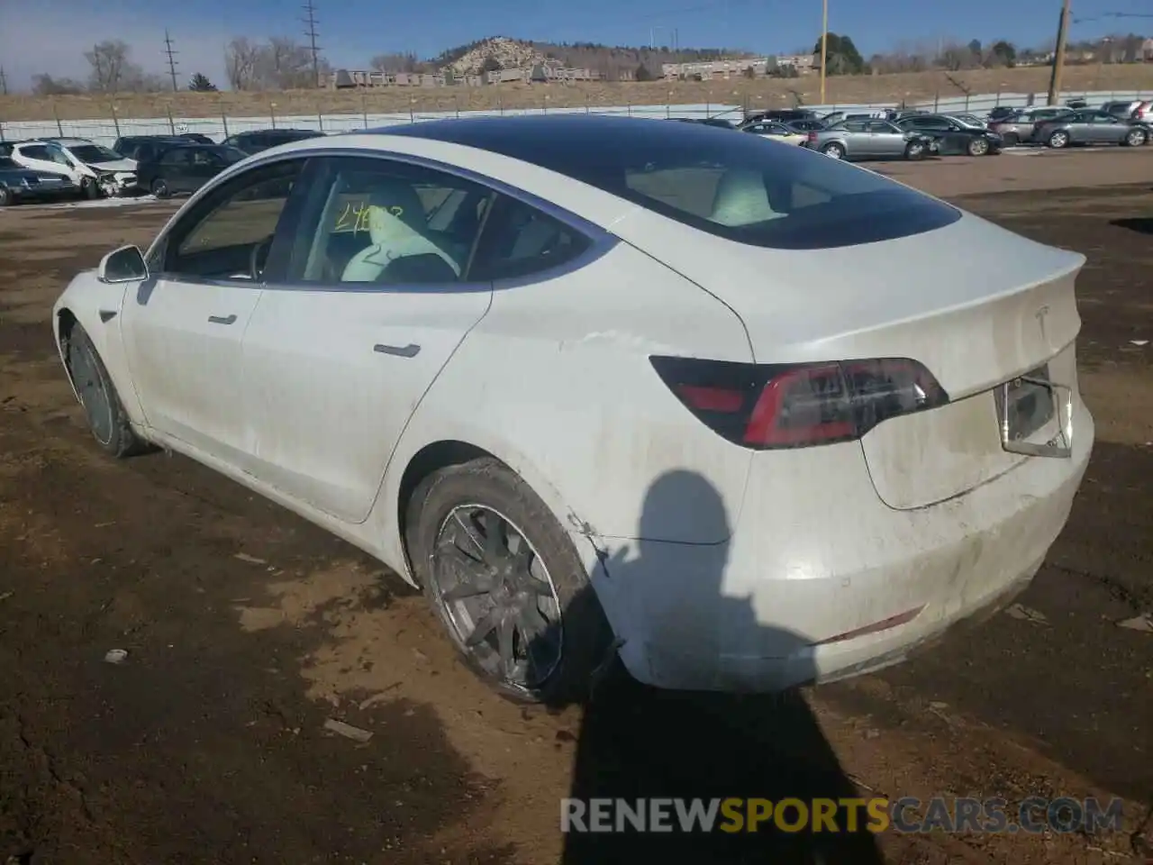 3 Photograph of a damaged car 5YJ3E1EB2LF651540 TESLA MODEL 3 2020