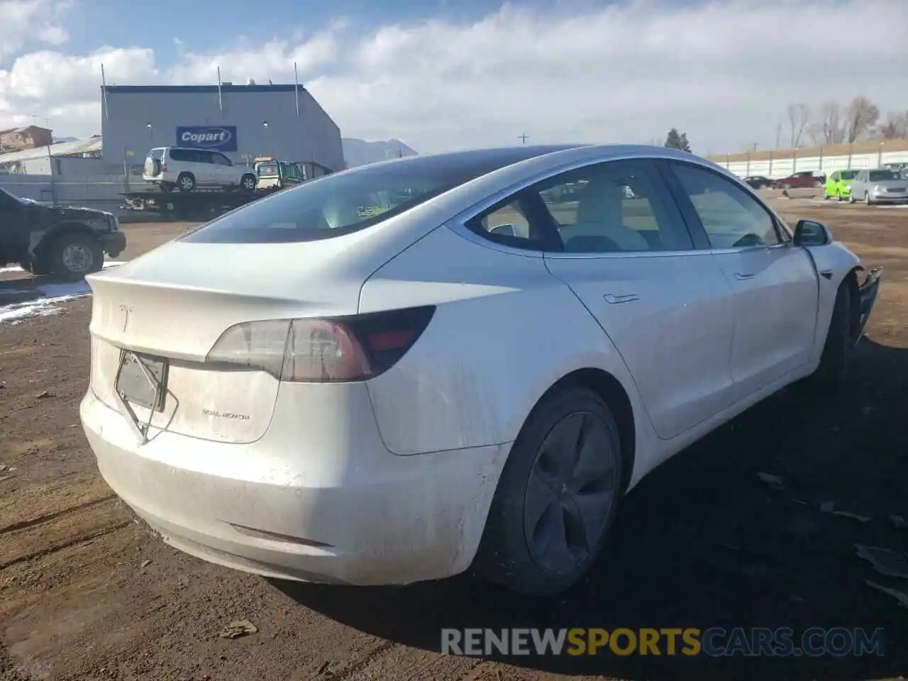 4 Фотография поврежденного автомобиля 5YJ3E1EB2LF651540 TESLA MODEL 3 2020