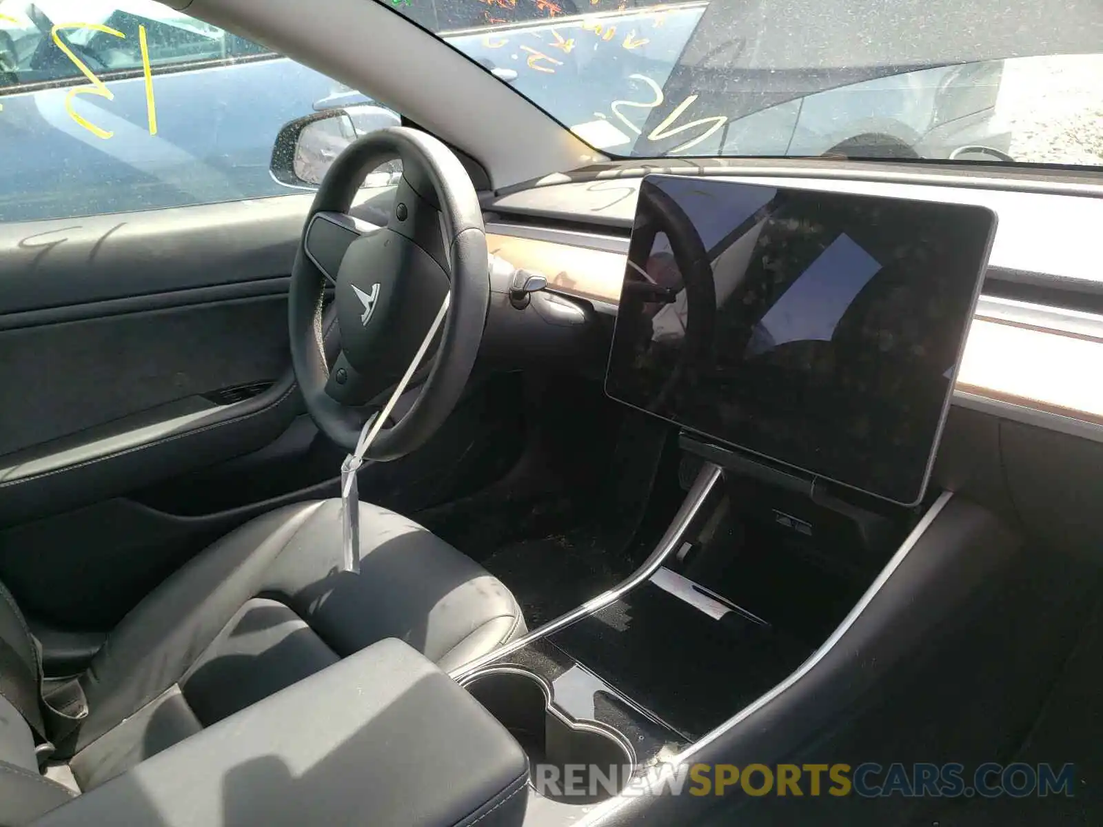 9 Photograph of a damaged car 5YJ3E1EB2LF663378 TESLA MODEL 3 2020