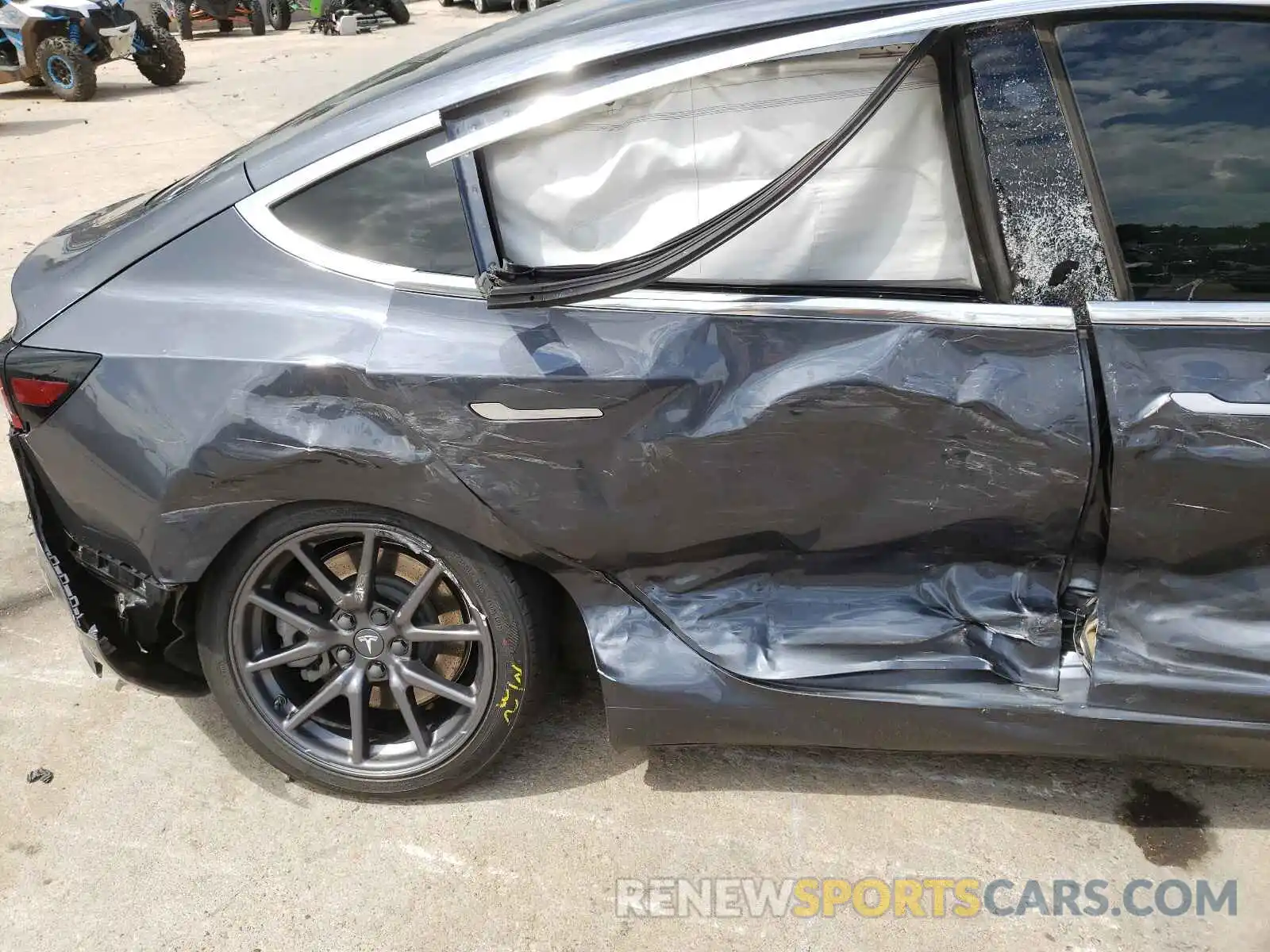 9 Photograph of a damaged car 5YJ3E1EB2LF663459 TESLA MODEL 3 2020