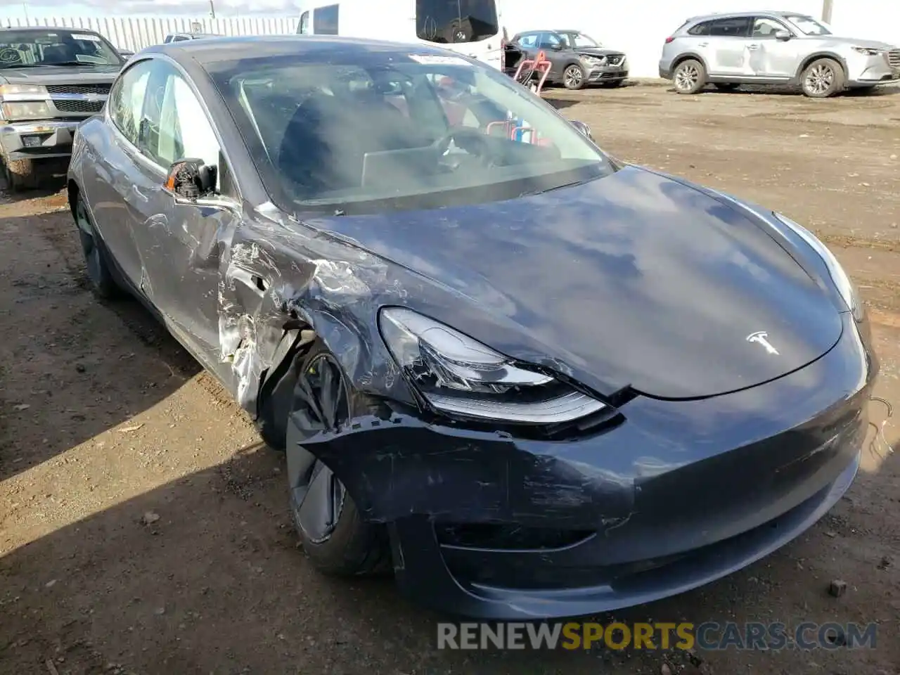 9 Photograph of a damaged car 5YJ3E1EB2LF663901 TESLA MODEL 3 2020