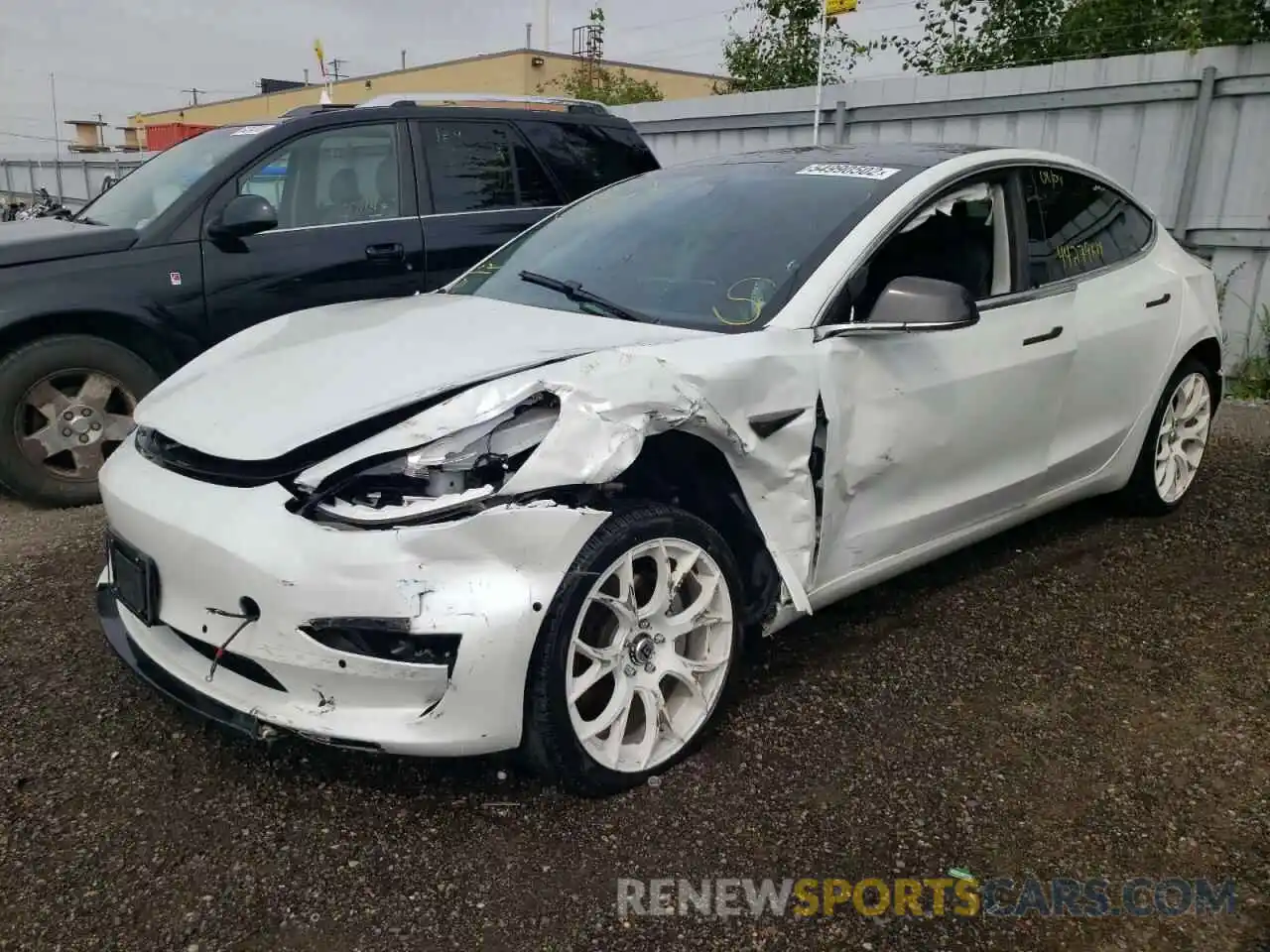 9 Photograph of a damaged car 5YJ3E1EB2LF716435 TESLA MODEL 3 2020