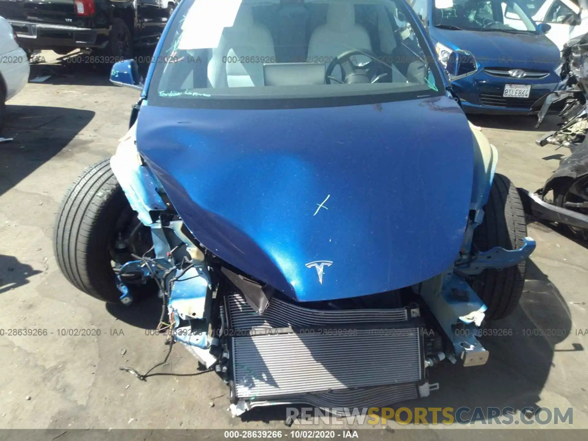 6 Photograph of a damaged car 5YJ3E1EB2LF720159 TESLA MODEL 3 2020