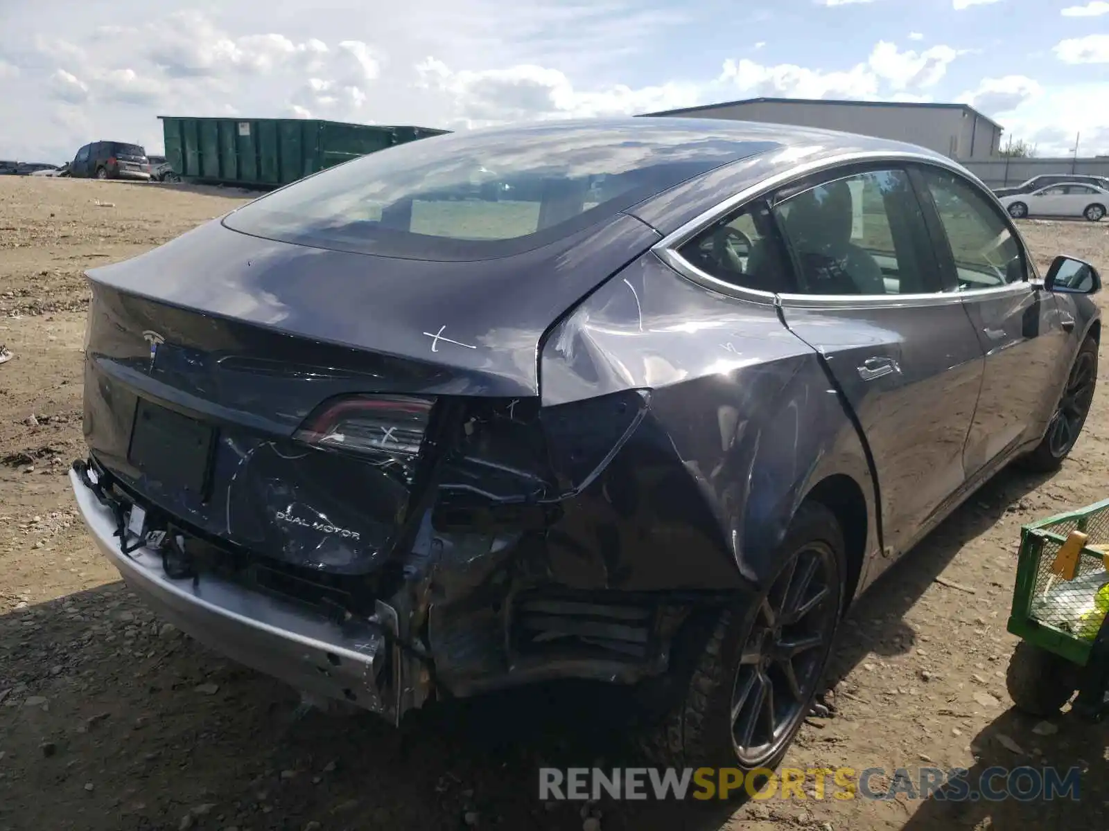 4 Photograph of a damaged car 5YJ3E1EB2LF783178 TESLA MODEL 3 2020