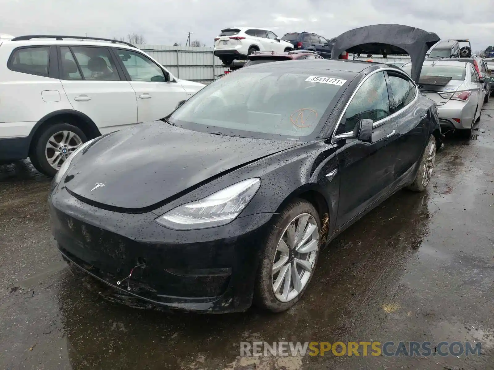 2 Фотография поврежденного автомобиля 5YJ3E1EB2LF790826 TESLA MODEL 3 2020