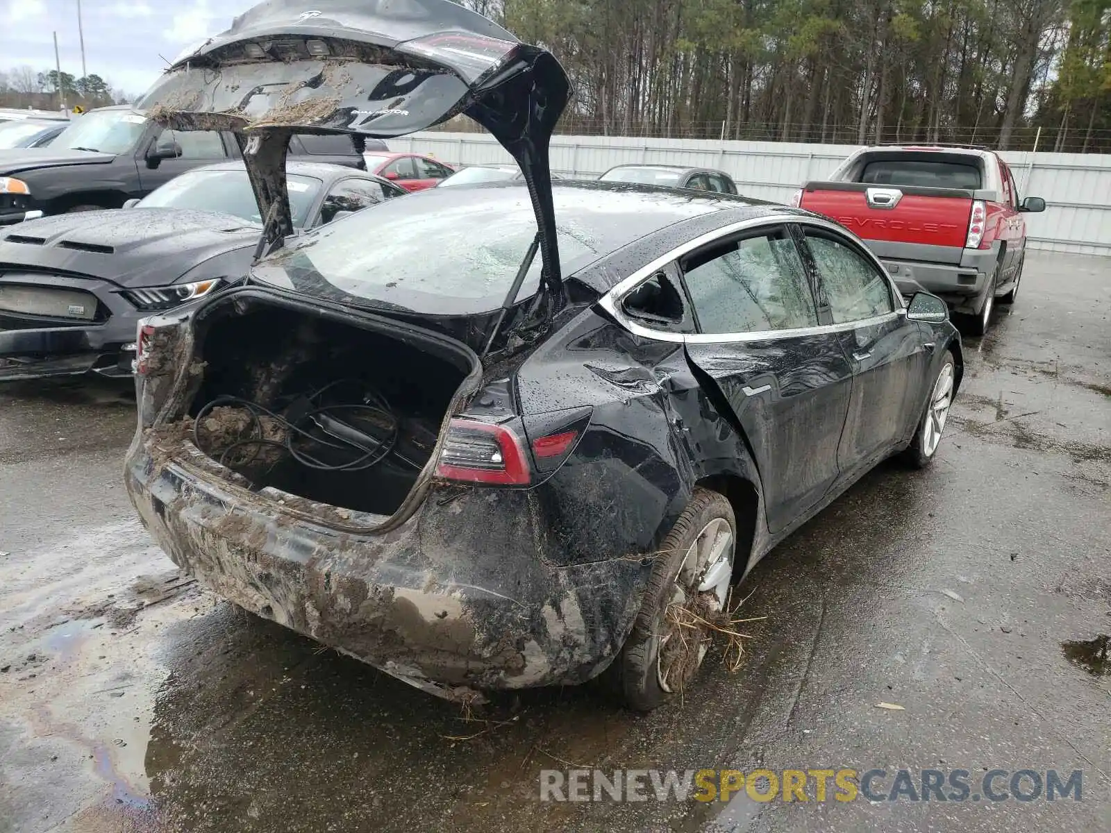 4 Photograph of a damaged car 5YJ3E1EB2LF790826 TESLA MODEL 3 2020