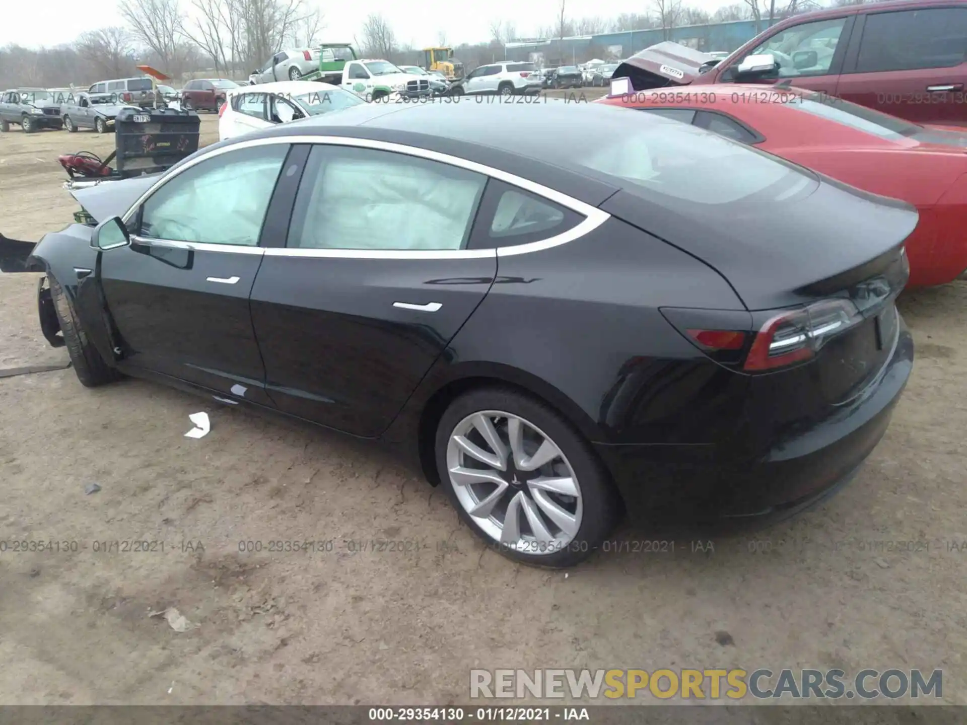 3 Photograph of a damaged car 5YJ3E1EB2LF795962 TESLA MODEL 3 2020