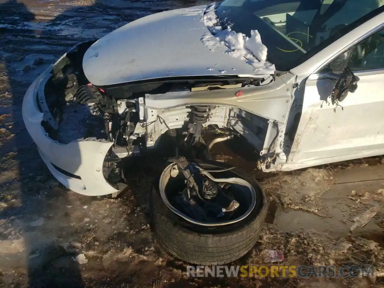 9 Photograph of a damaged car 5YJ3E1EB2LF802022 TESLA MODEL 3 2020