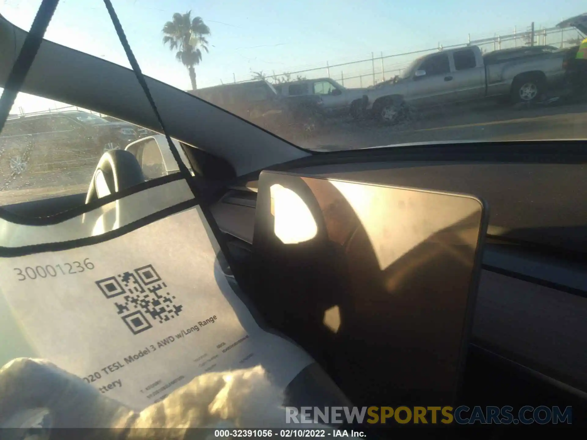 7 Photograph of a damaged car 5YJ3E1EB2LF807205 TESLA MODEL 3 2020