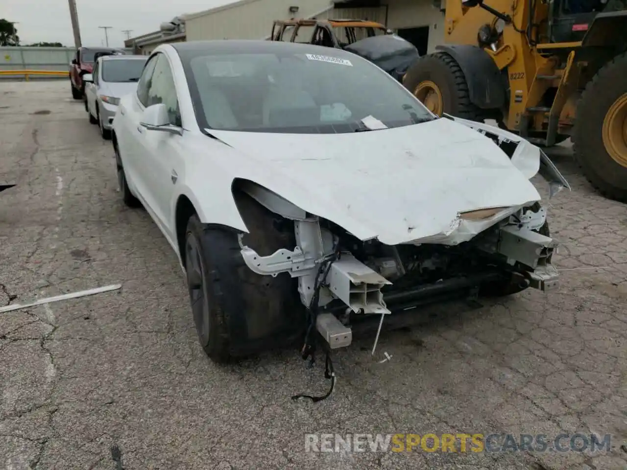 9 Photograph of a damaged car 5YJ3E1EB3LF525414 TESLA MODEL 3 2020