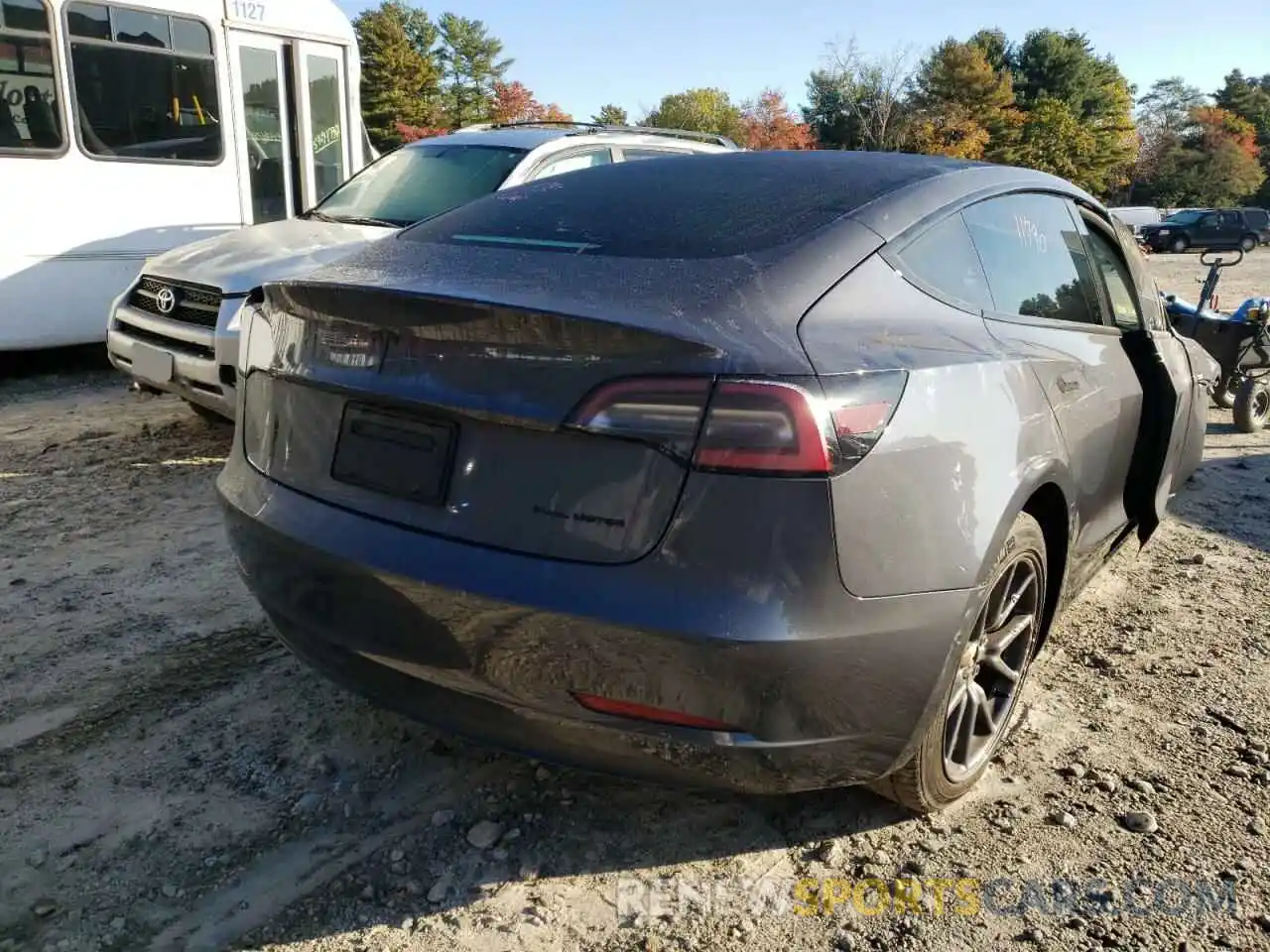 4 Photograph of a damaged car 5YJ3E1EB3LF535330 TESLA MODEL 3 2020