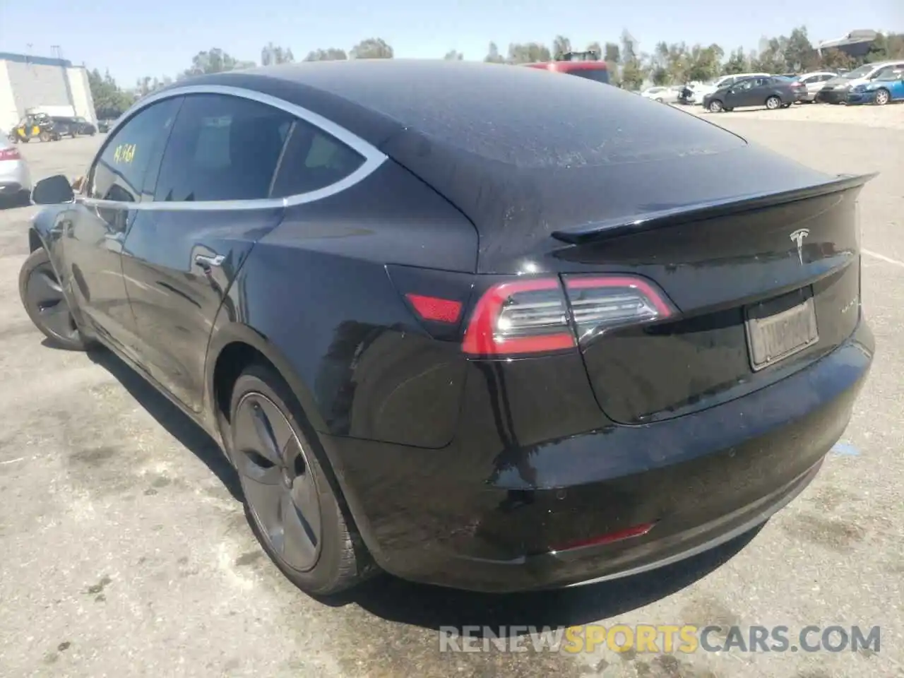 3 Фотография поврежденного автомобиля 5YJ3E1EB3LF600077 TESLA MODEL 3 2020