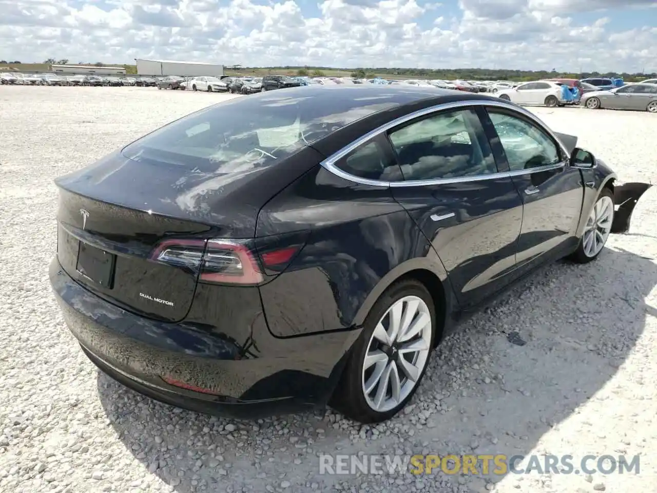 4 Photograph of a damaged car 5YJ3E1EB3LF600466 TESLA MODEL 3 2020