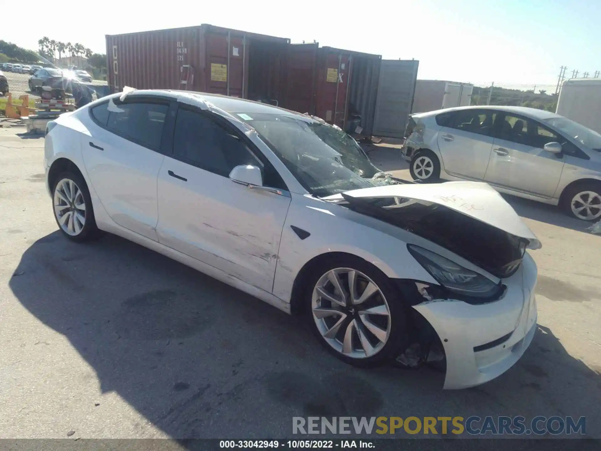 1 Photograph of a damaged car 5YJ3E1EB3LF601245 TESLA MODEL 3 2020