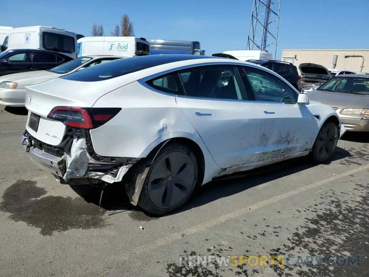 3 Photograph of a damaged car 5YJ3E1EB3LF618014 TESLA MODEL 3 2020