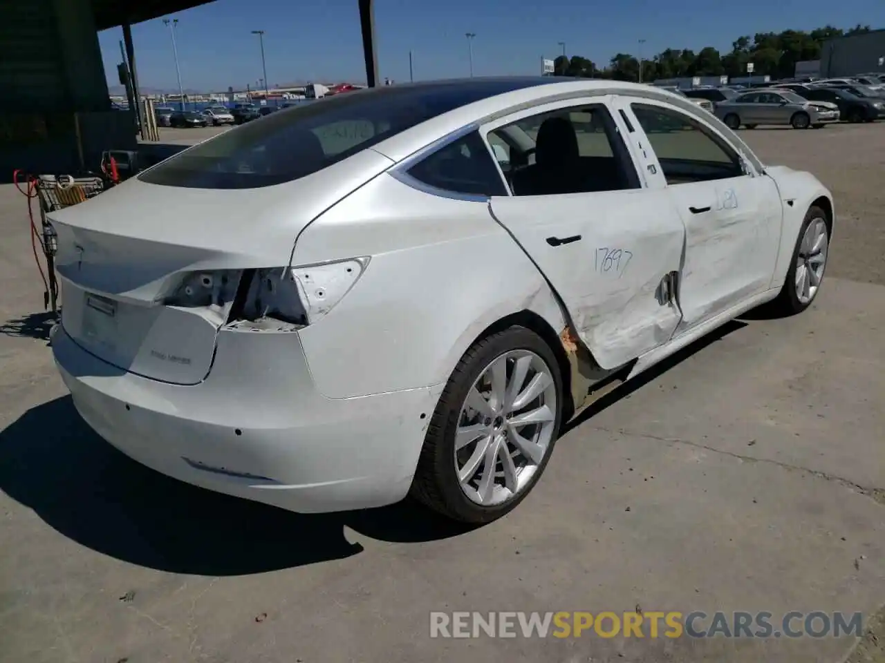 9 Photograph of a damaged car 5YJ3E1EB3LF621687 TESLA MODEL 3 2020