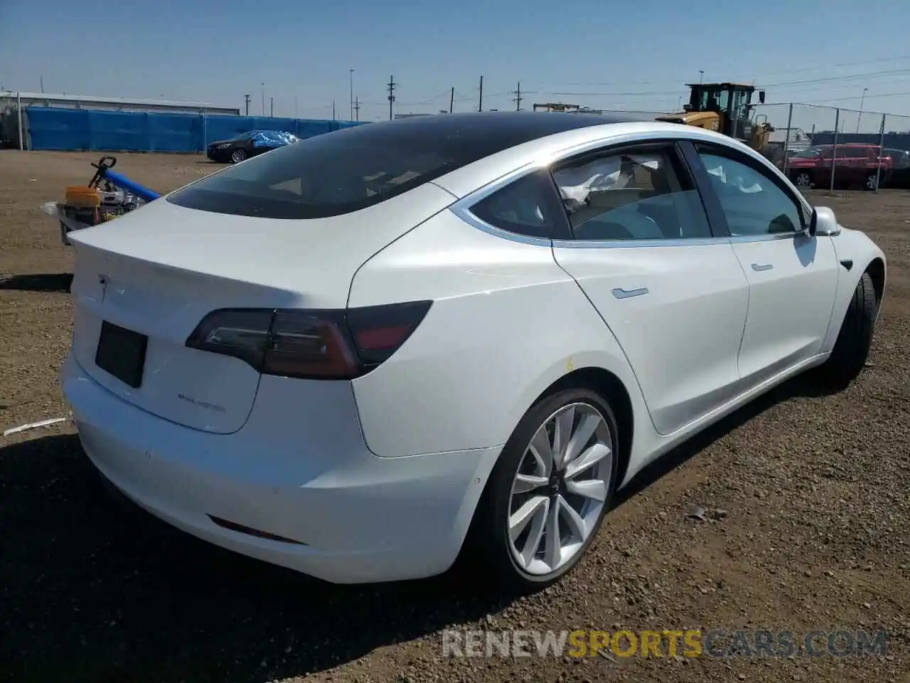 4 Photograph of a damaged car 5YJ3E1EB3LF622614 TESLA MODEL 3 2020