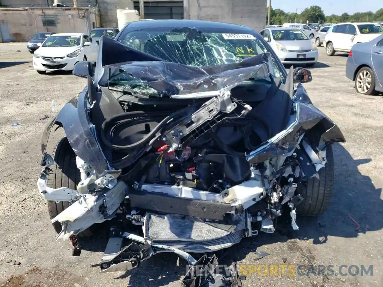 9 Photograph of a damaged car 5YJ3E1EB3LF637243 TESLA MODEL 3 2020