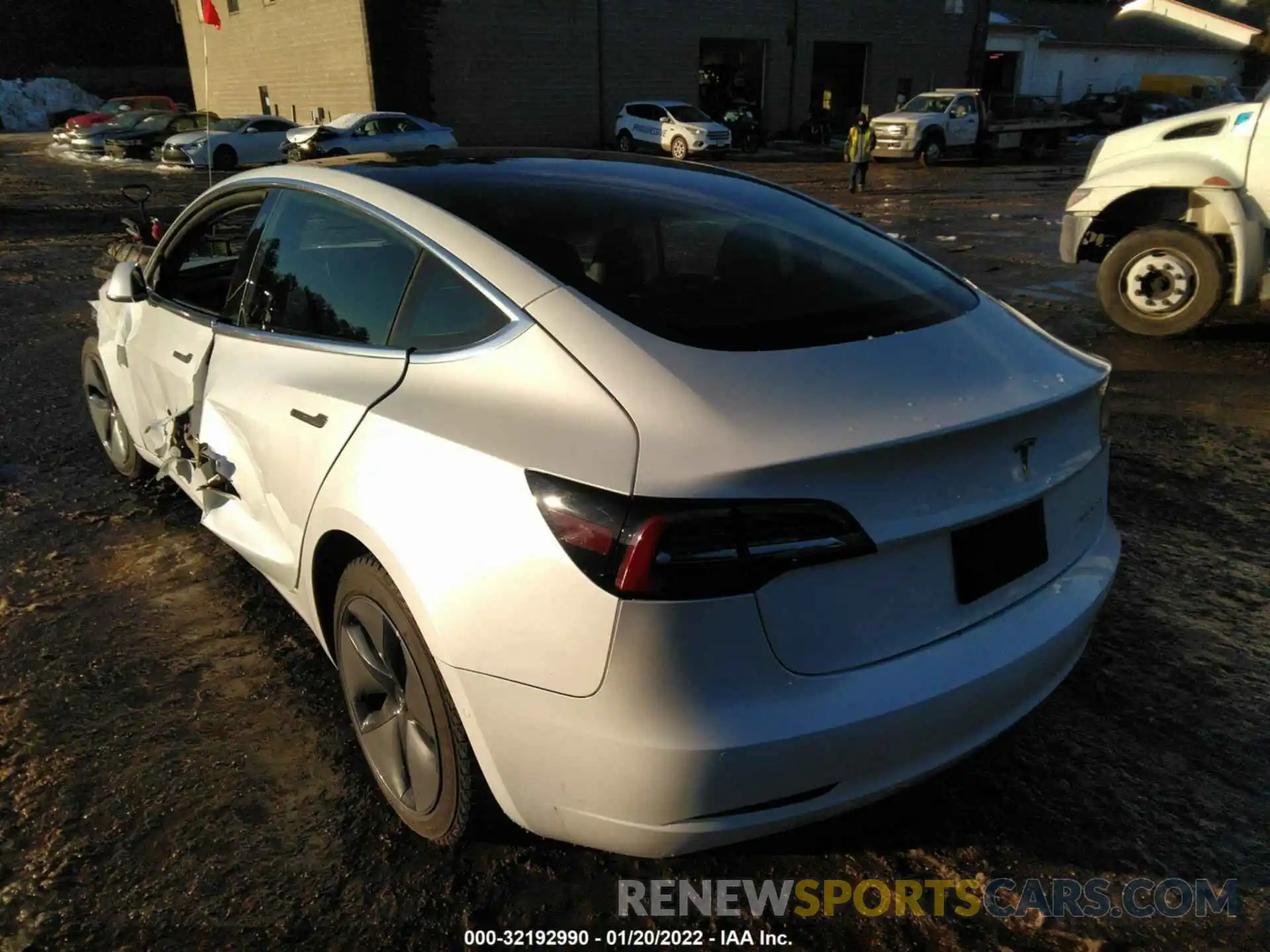 3 Photograph of a damaged car 5YJ3E1EB3LF665219 TESLA MODEL 3 2020