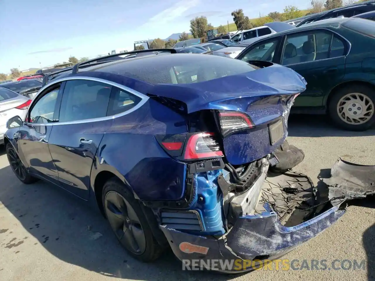 3 Photograph of a damaged car 5YJ3E1EB3LF741571 TESLA MODEL 3 2020