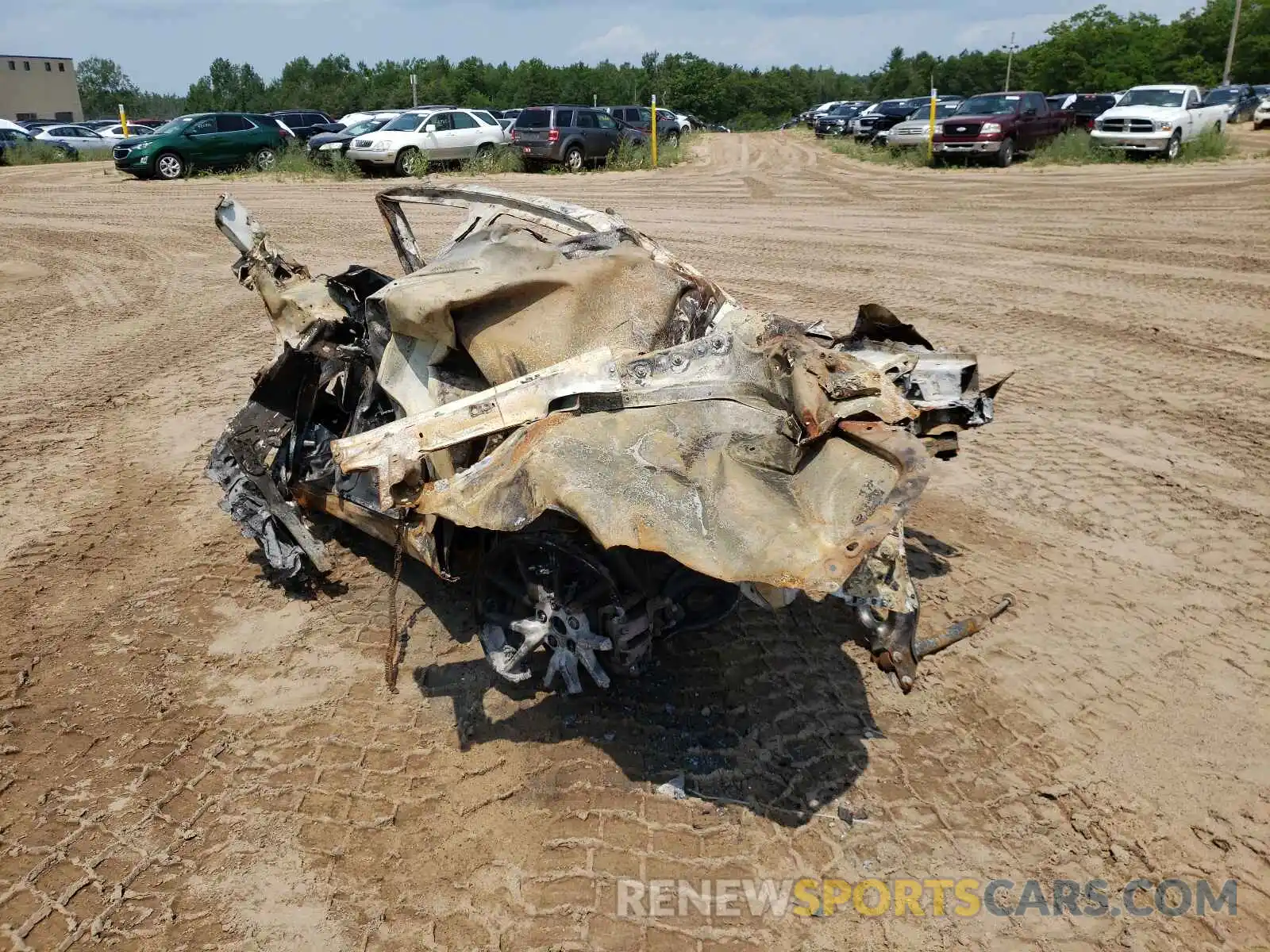 3 Photograph of a damaged car 5YJ3E1EB3LF764087 TESLA MODEL 3 2020