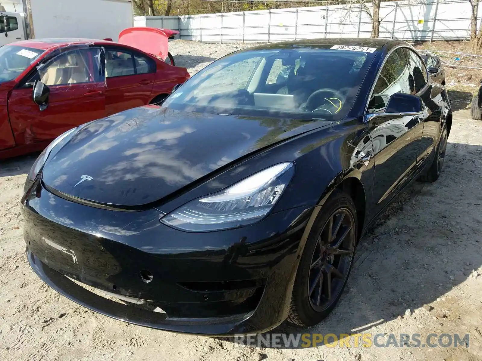 2 Photograph of a damaged car 5YJ3E1EB3LF770245 TESLA MODEL 3 2020