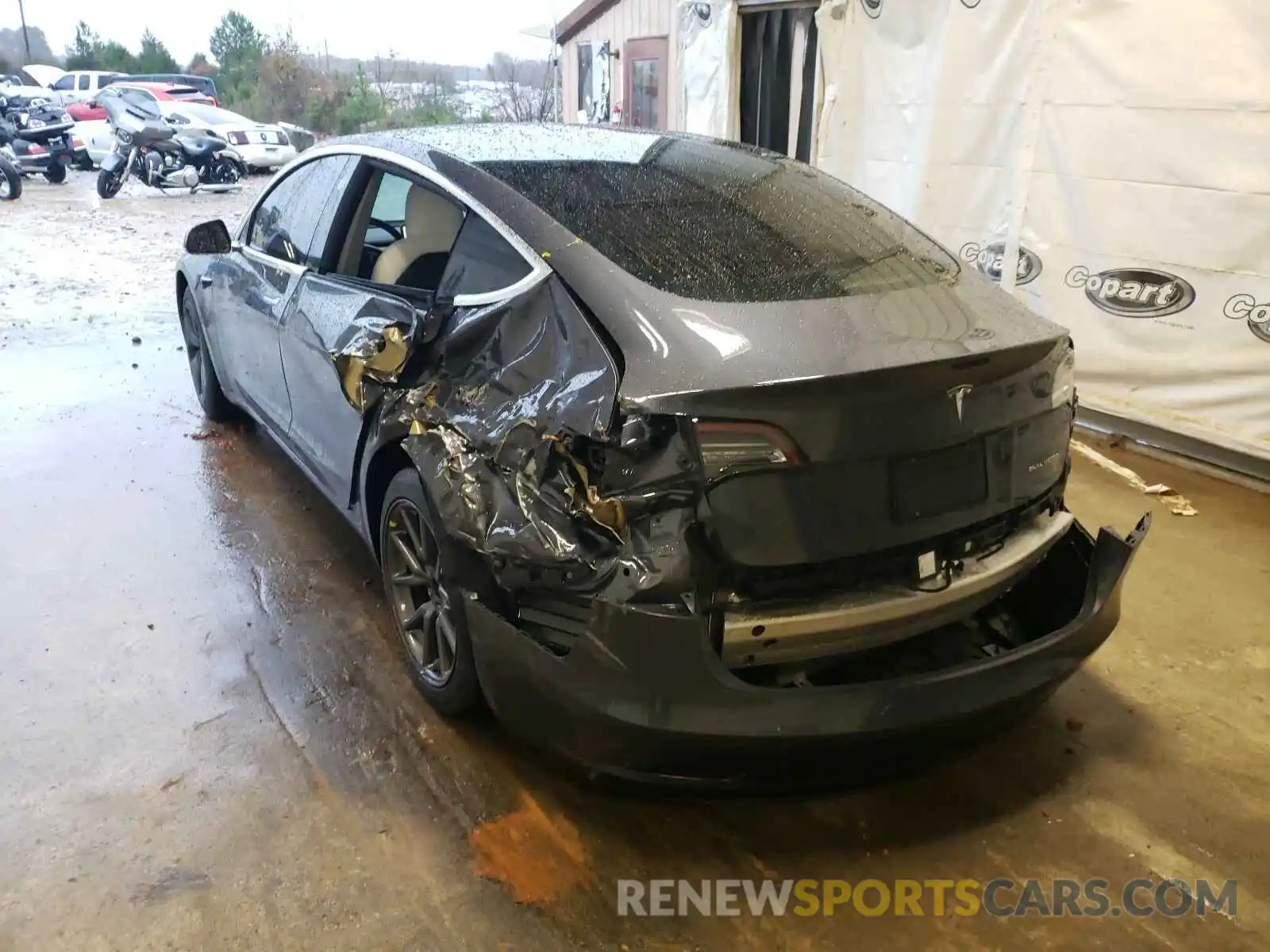 3 Photograph of a damaged car 5YJ3E1EB3LF783190 TESLA MODEL 3 2020