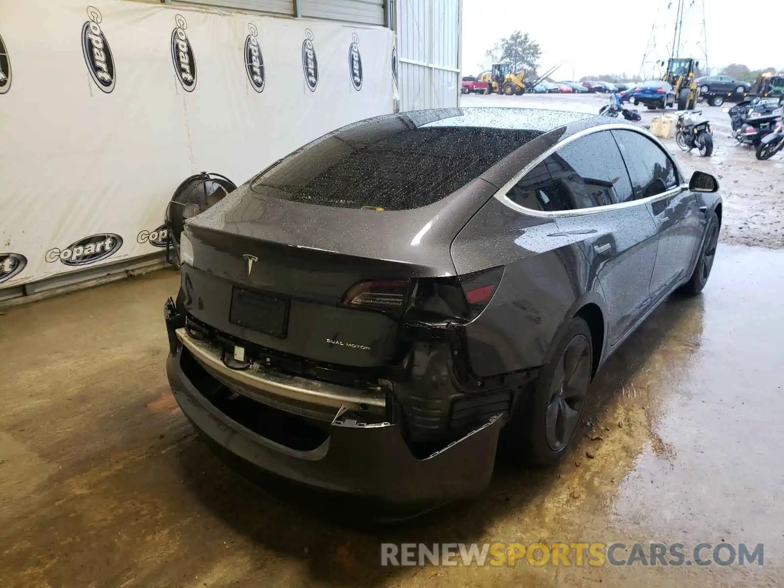 4 Photograph of a damaged car 5YJ3E1EB3LF783190 TESLA MODEL 3 2020