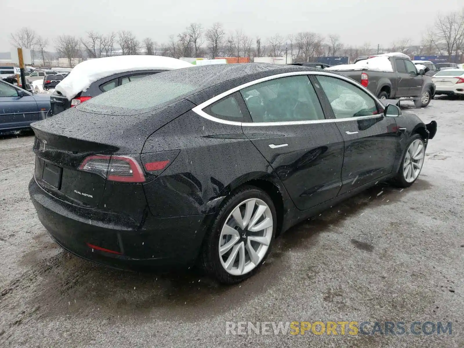 4 Photograph of a damaged car 5YJ3E1EB3LF787370 TESLA MODEL 3 2020