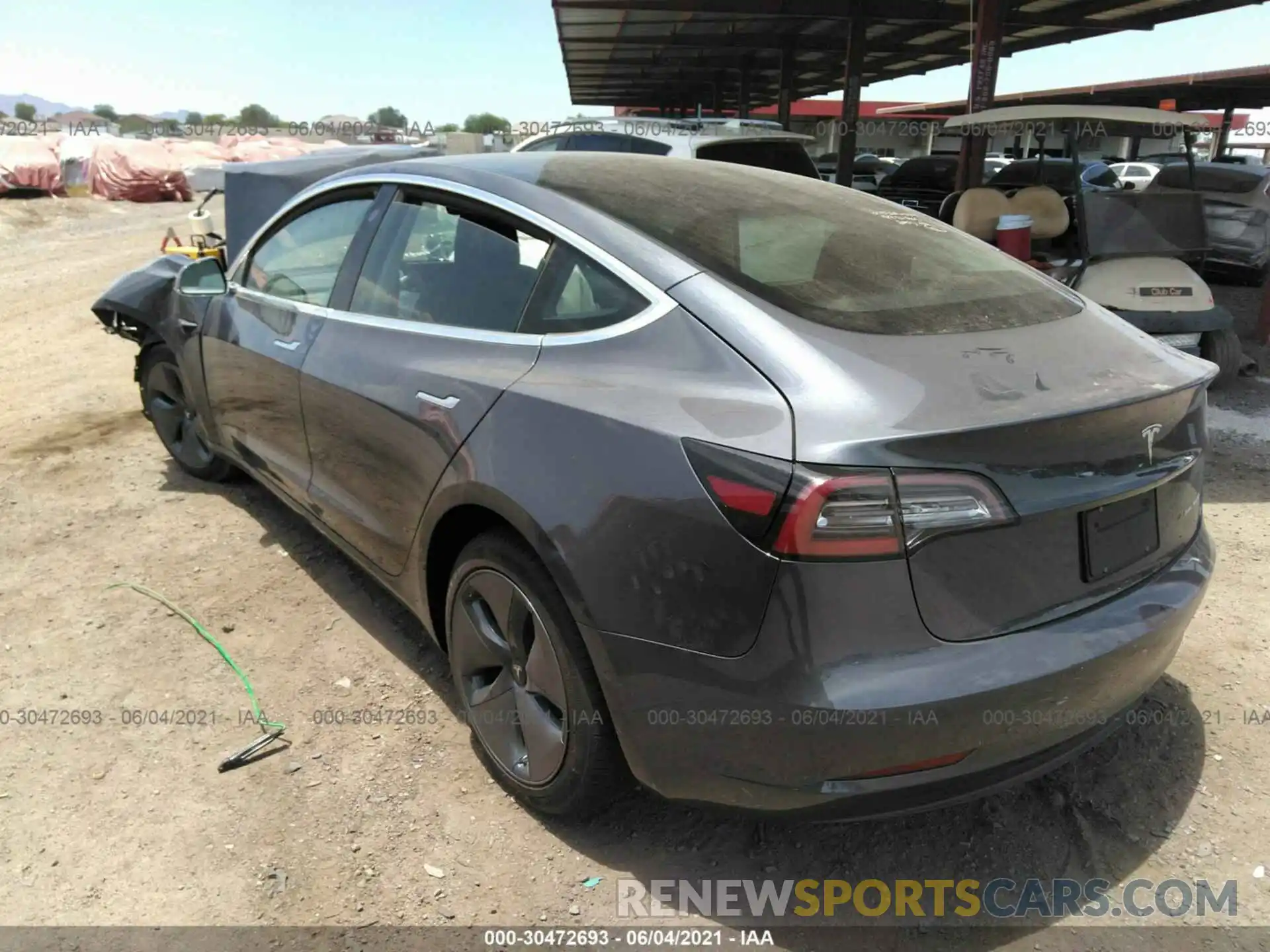 3 Photograph of a damaged car 5YJ3E1EB3LF790270 TESLA MODEL 3 2020