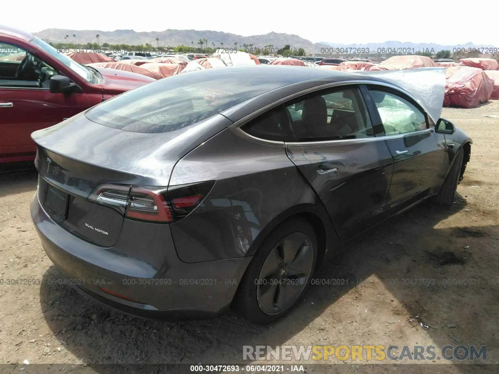 4 Photograph of a damaged car 5YJ3E1EB3LF790270 TESLA MODEL 3 2020