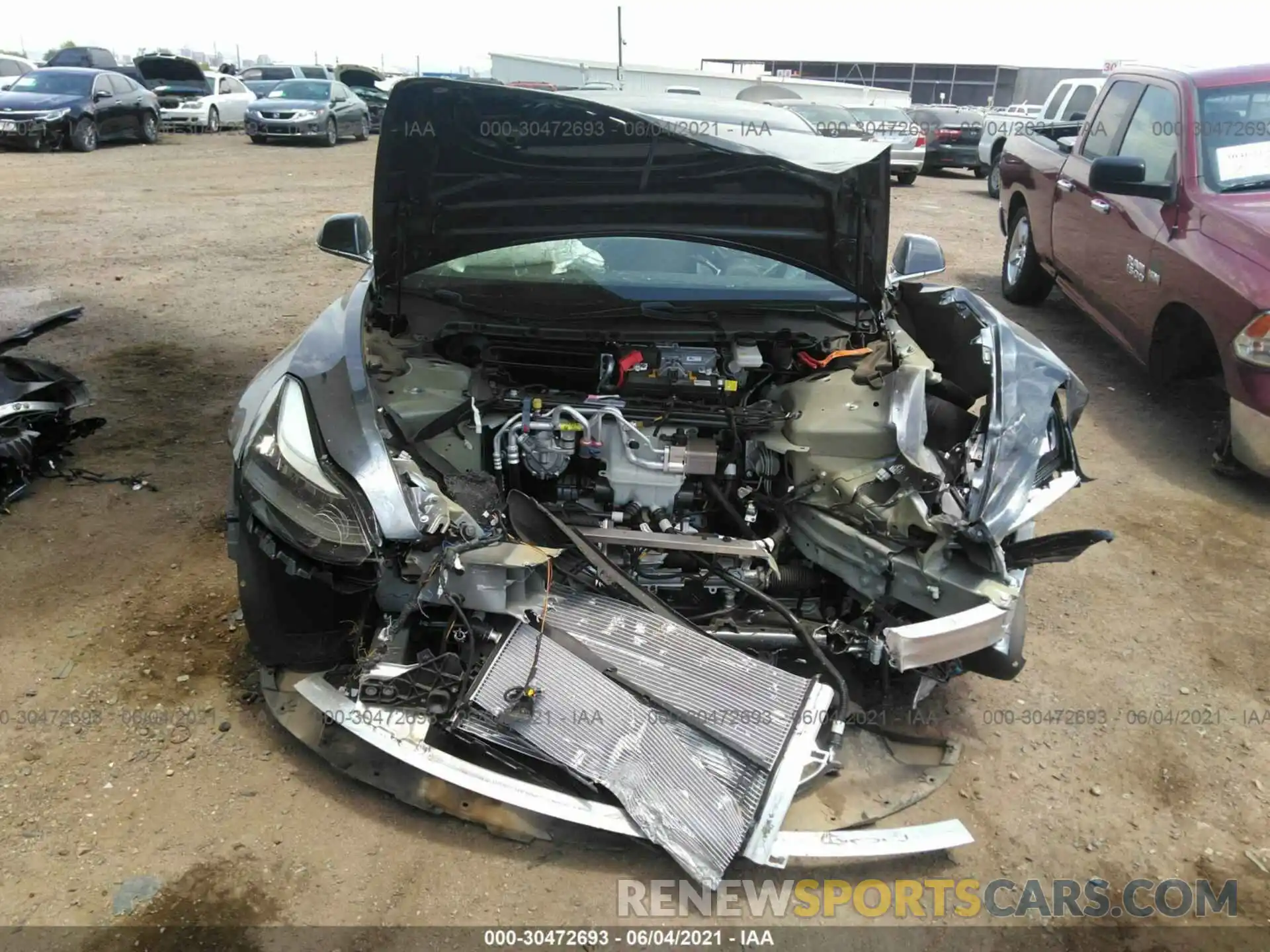 6 Photograph of a damaged car 5YJ3E1EB3LF790270 TESLA MODEL 3 2020