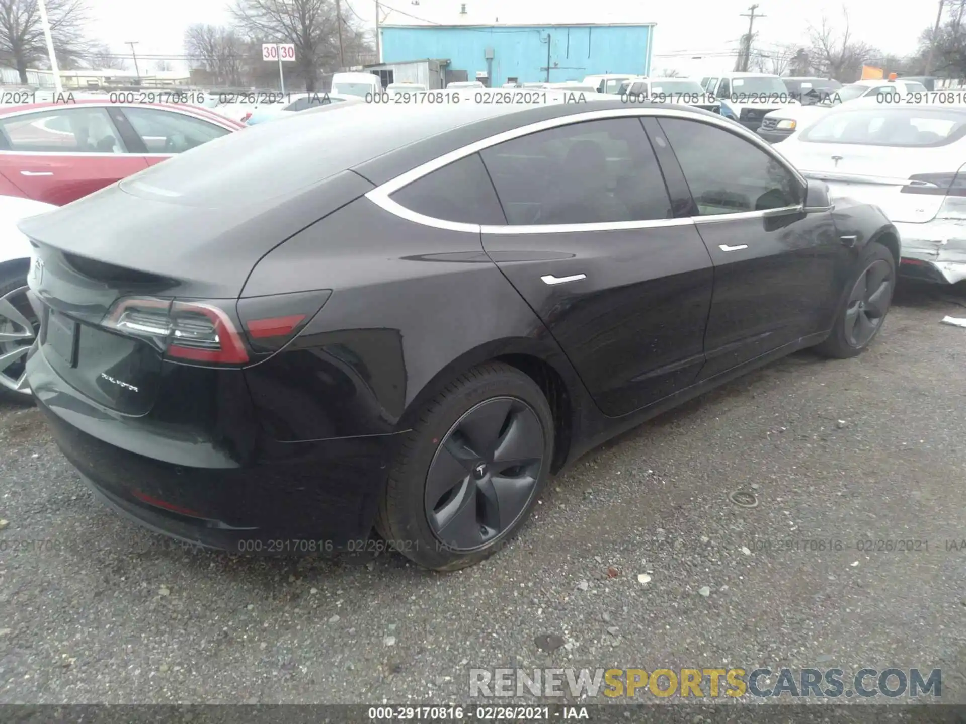 3 Photograph of a damaged car 5YJ3E1EB3LF791144 TESLA MODEL 3 2020