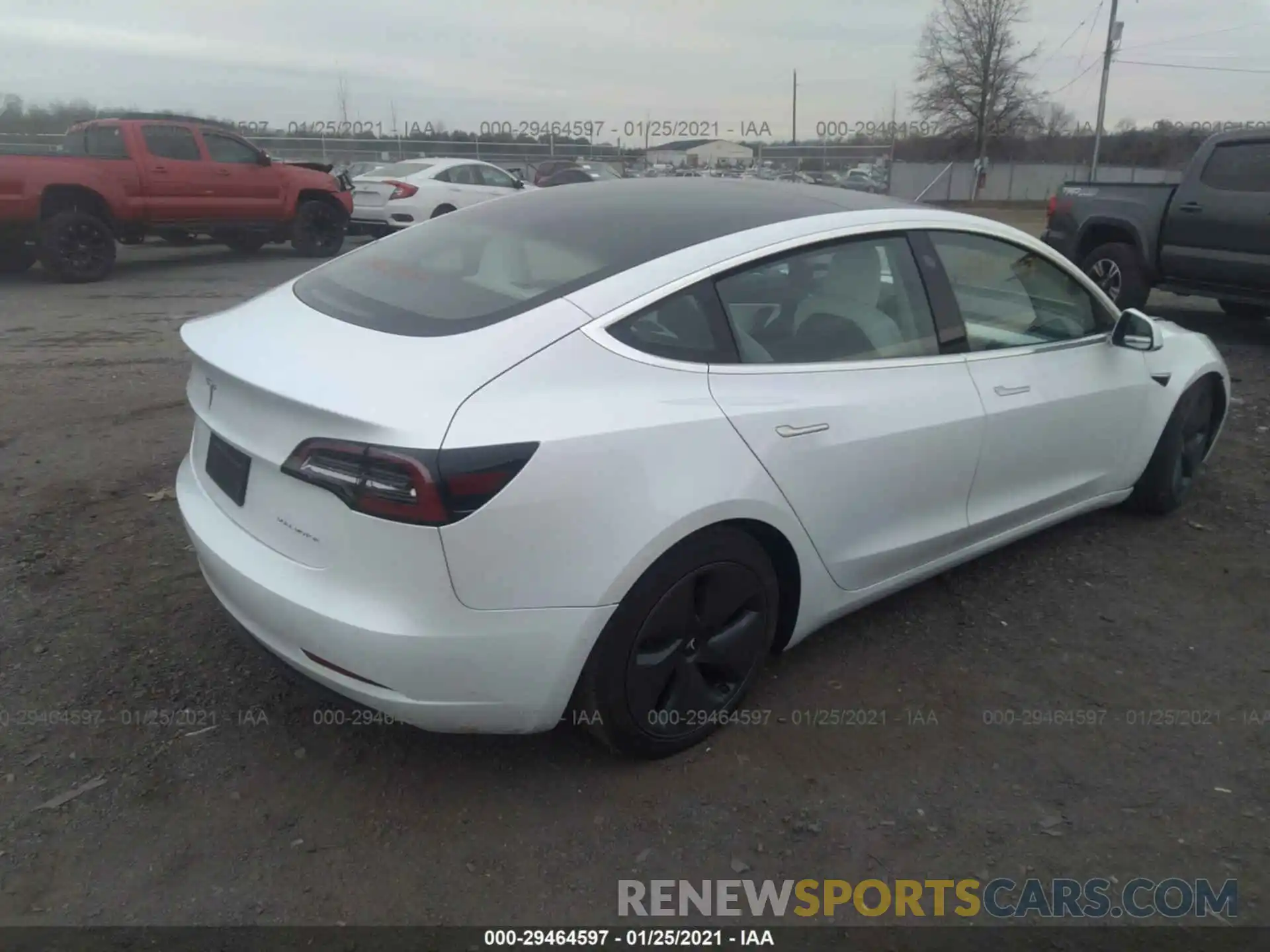 4 Photograph of a damaged car 5YJ3E1EB3LF791340 TESLA MODEL 3 2020