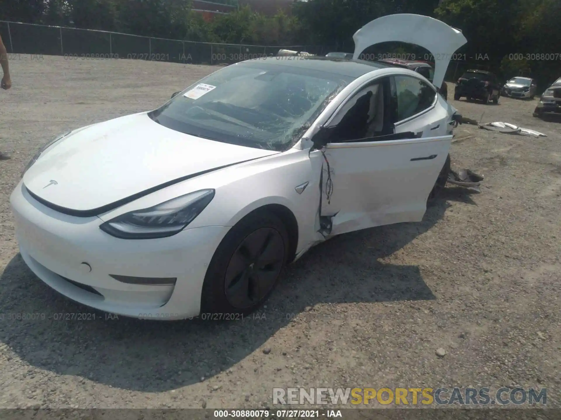 2 Фотография поврежденного автомобиля 5YJ3E1EB3LF795162 TESLA MODEL 3 2020