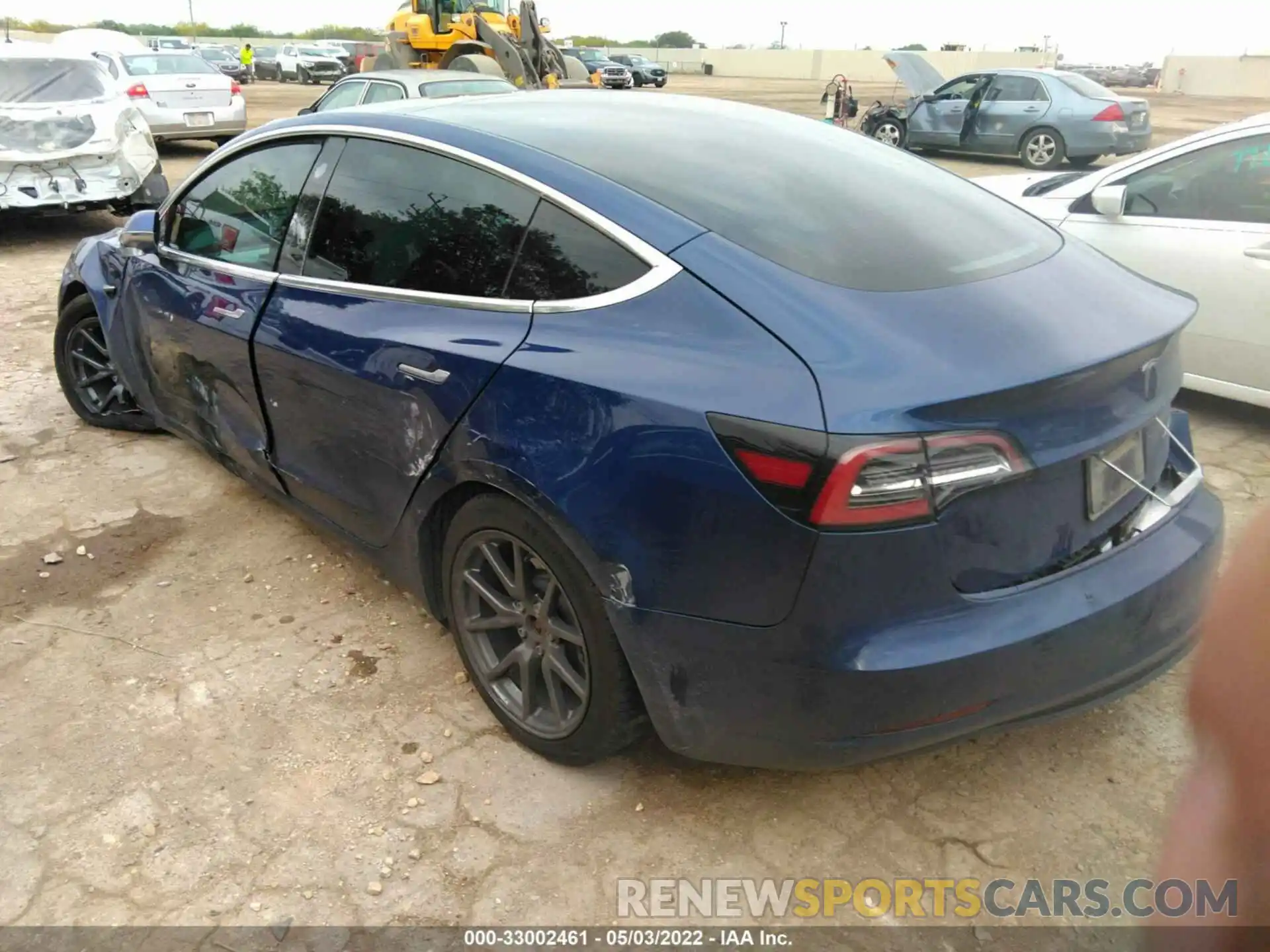 3 Photograph of a damaged car 5YJ3E1EB3LF795758 TESLA MODEL 3 2020