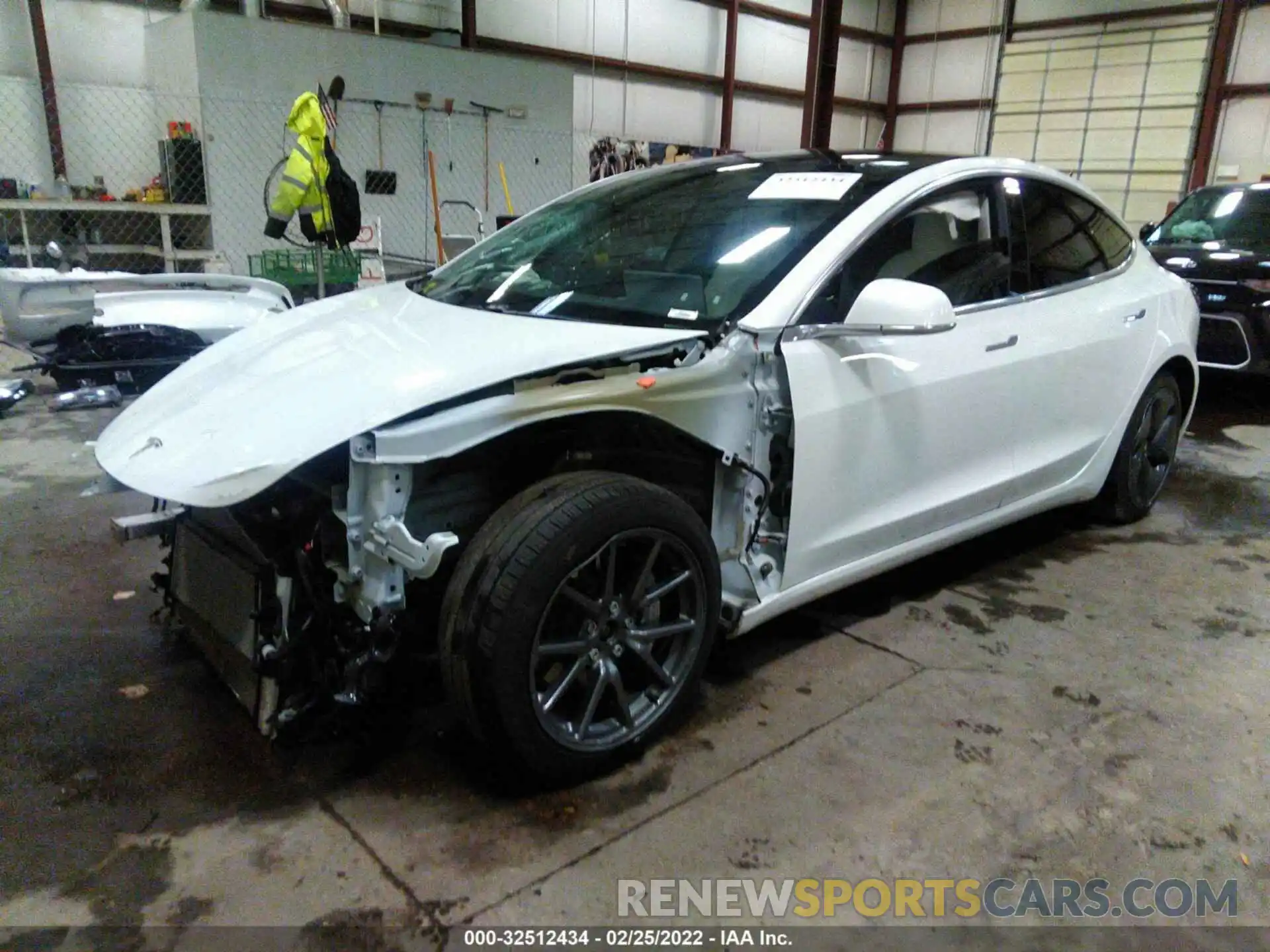 2 Photograph of a damaged car 5YJ3E1EB3LF801770 TESLA MODEL 3 2020