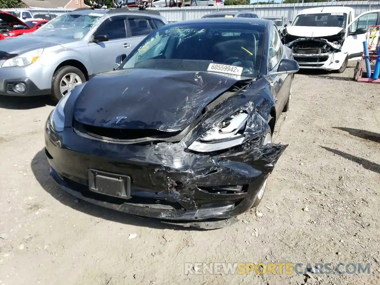 9 Photograph of a damaged car 5YJ3E1EB4LF600668 TESLA MODEL 3 2020