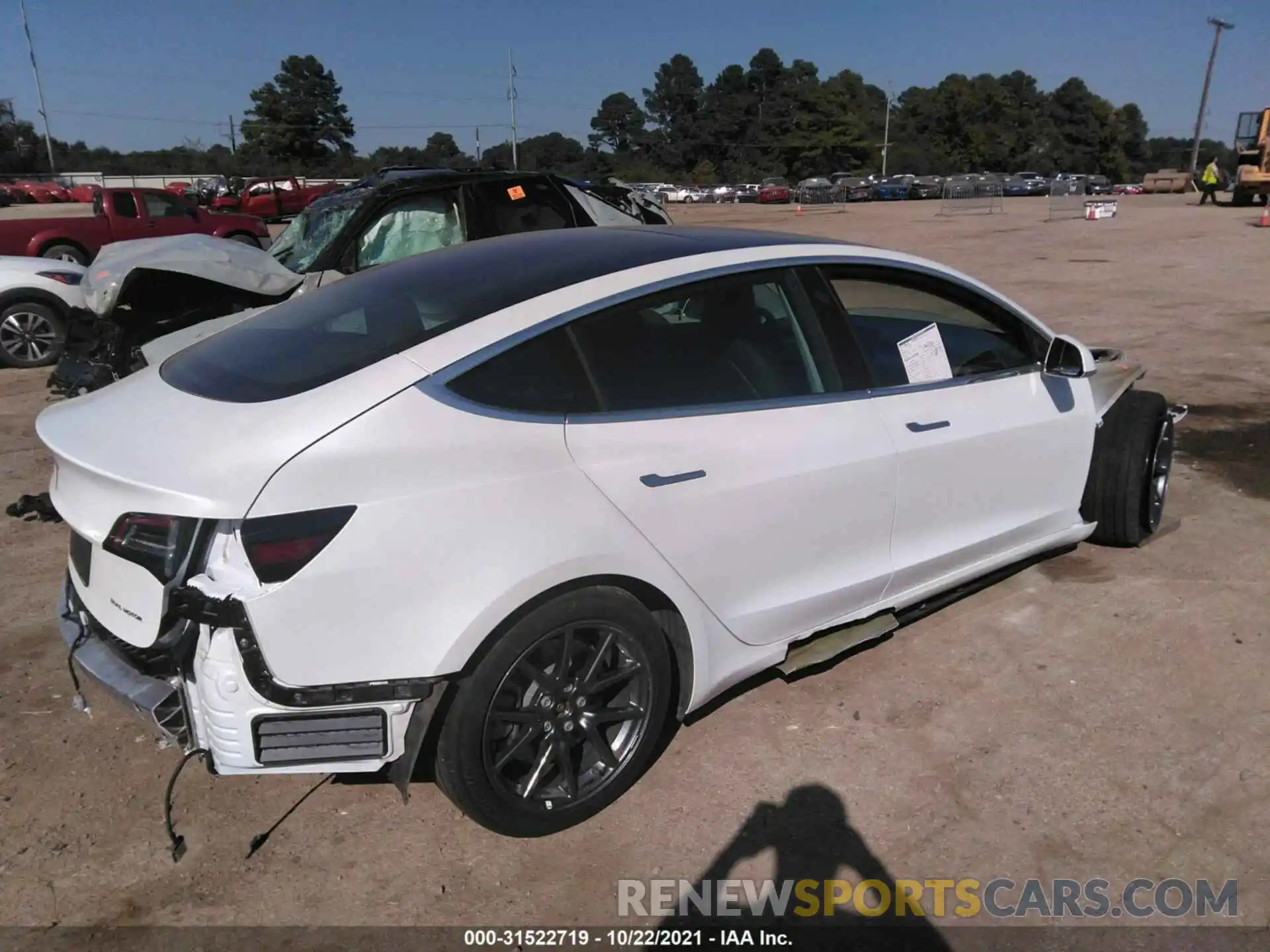 4 Photograph of a damaged car 5YJ3E1EB4LF618409 TESLA MODEL 3 2020