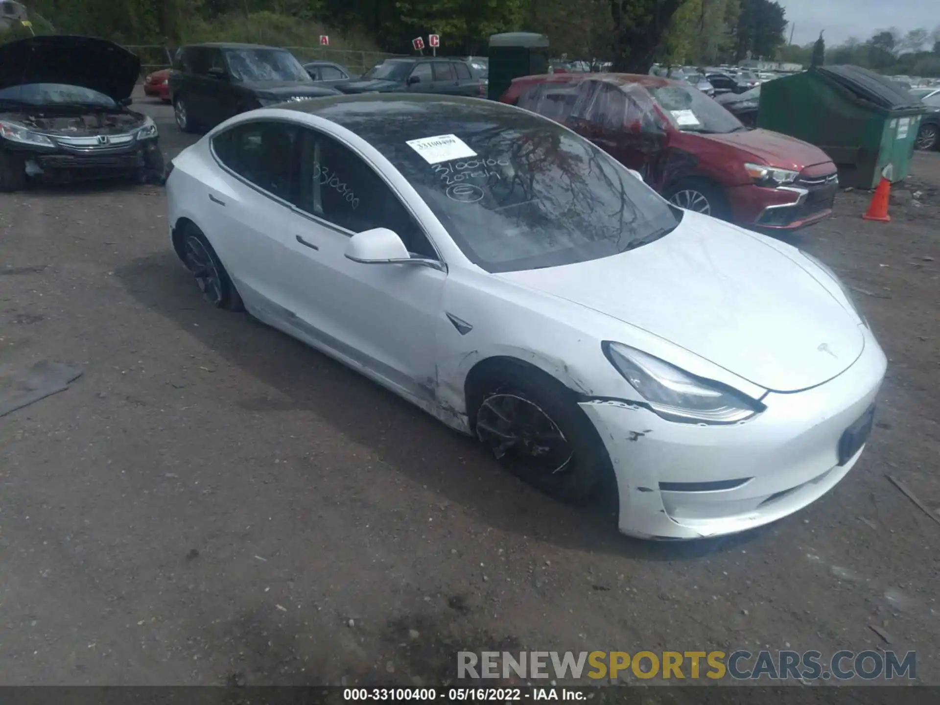 6 Photograph of a damaged car 5YJ3E1EB4LF618569 TESLA MODEL 3 2020