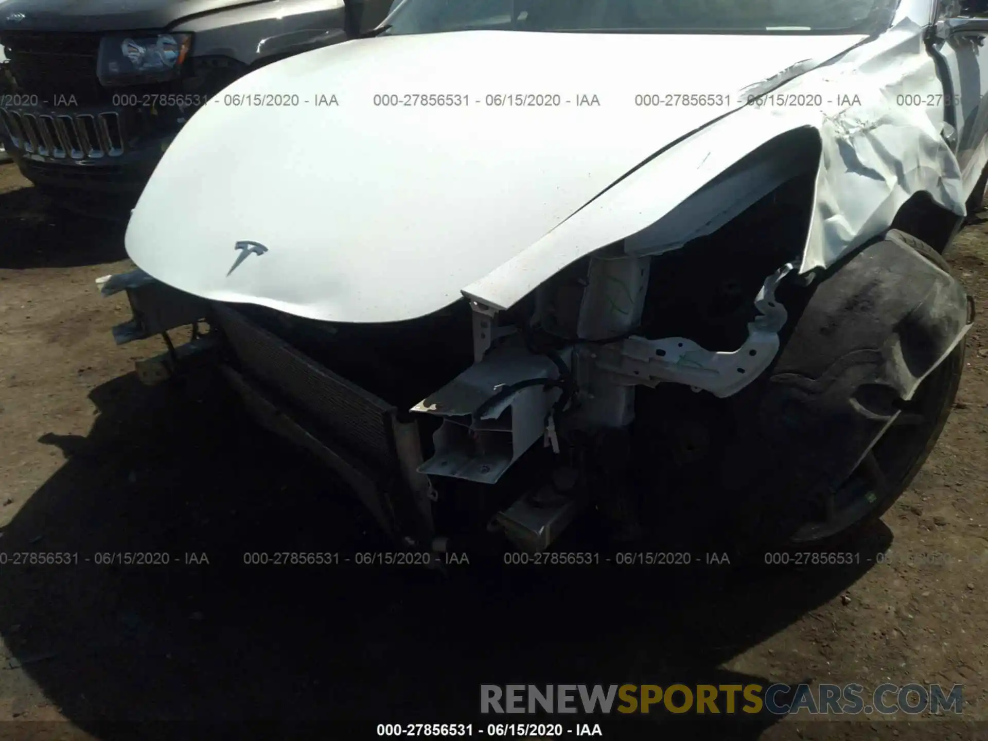 6 Photograph of a damaged car 5YJ3E1EB4LF619348 TESLA MODEL 3 2020