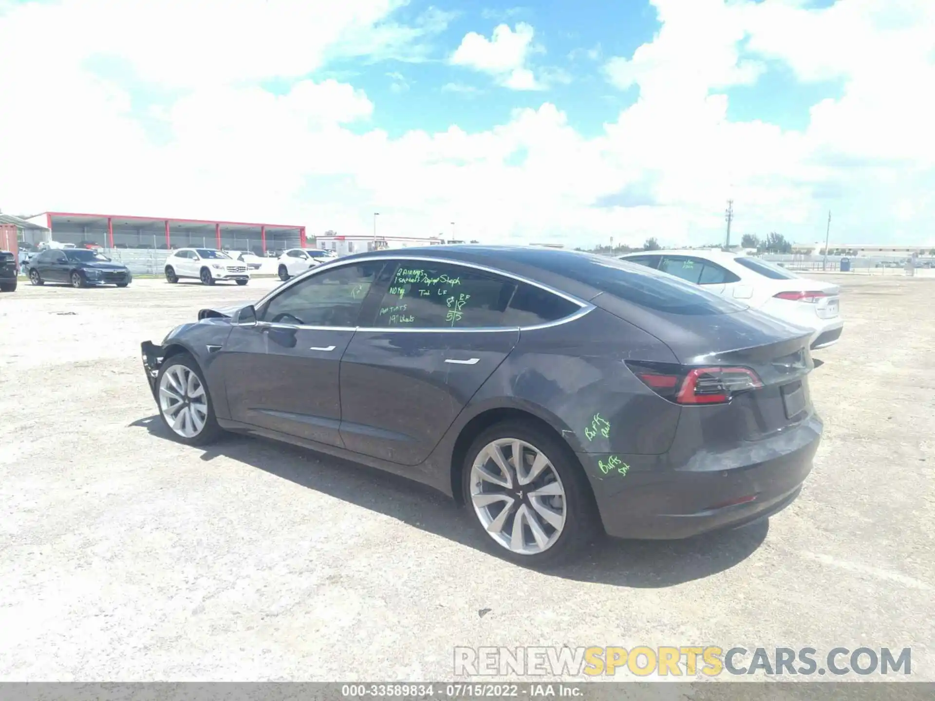 3 Photograph of a damaged car 5YJ3E1EB4LF620175 TESLA MODEL 3 2020